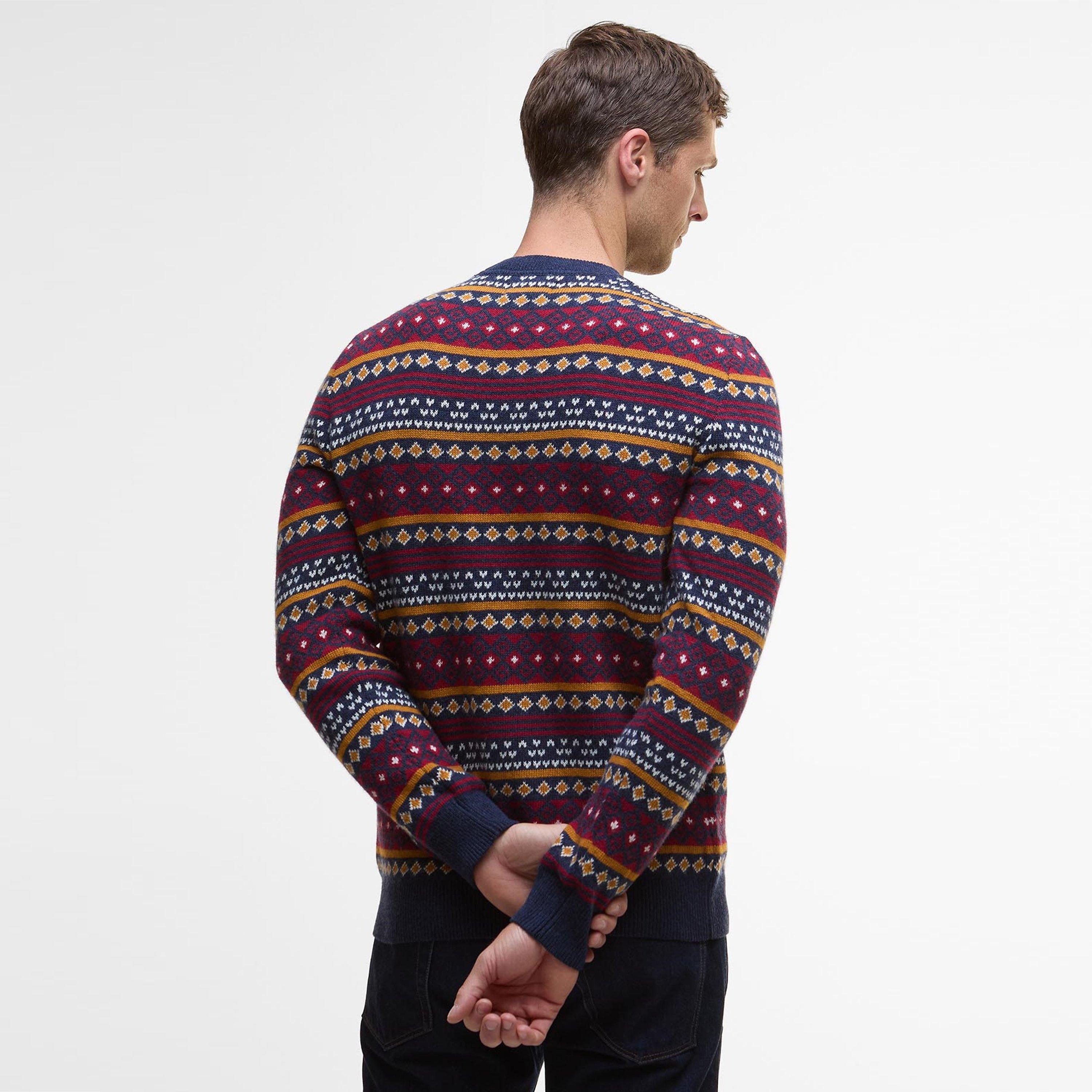 Navy NY91 - Barbour - Easdale Crew Neck Jumper - 3