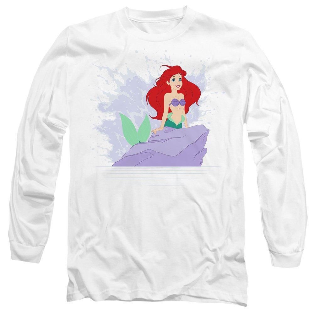White - Disney - The Little Mermaid Ariel Splash Long Sleeve T-Shir - 1
