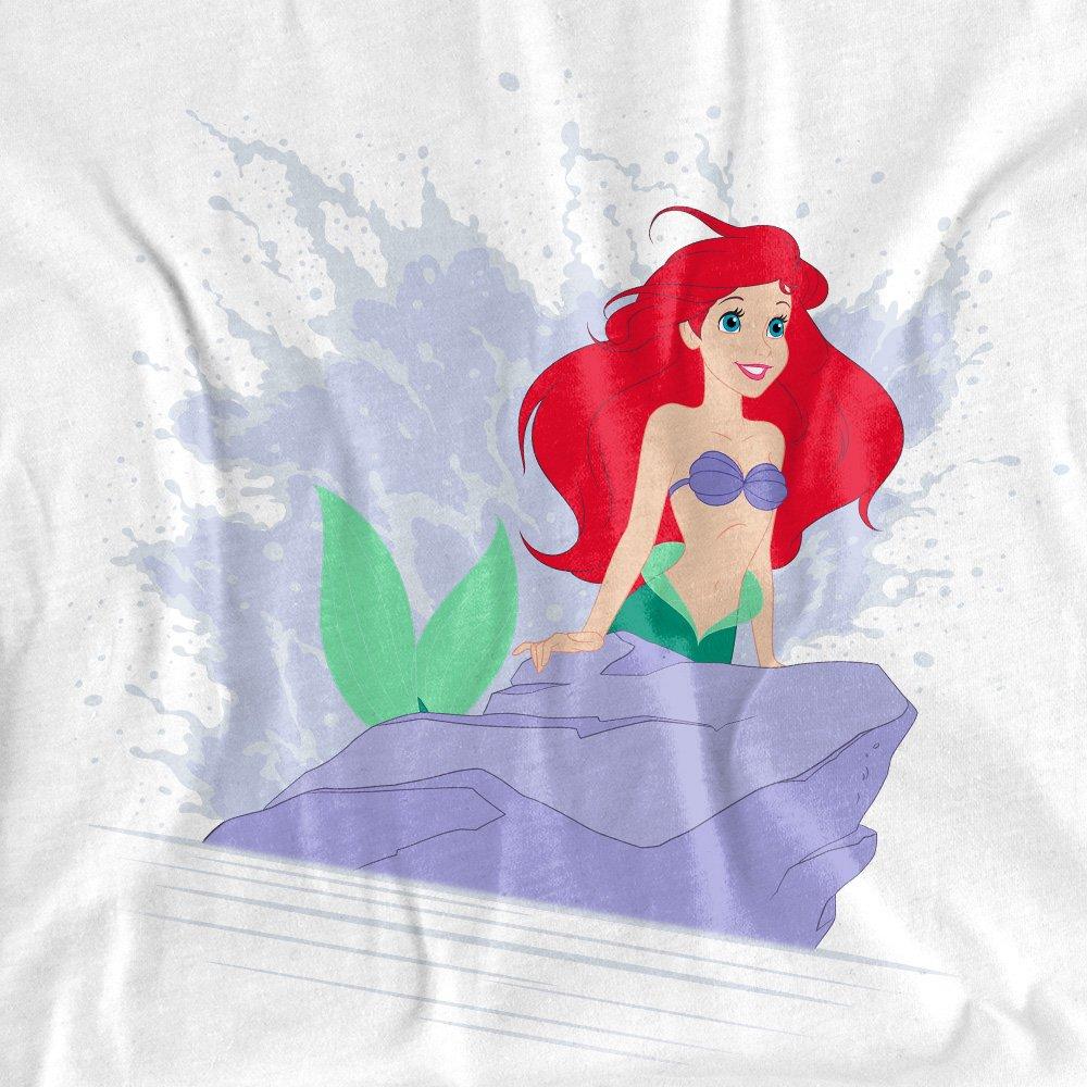 White - Disney - The Little Mermaid Ariel Splash Long Sleeve T-Shir - 2