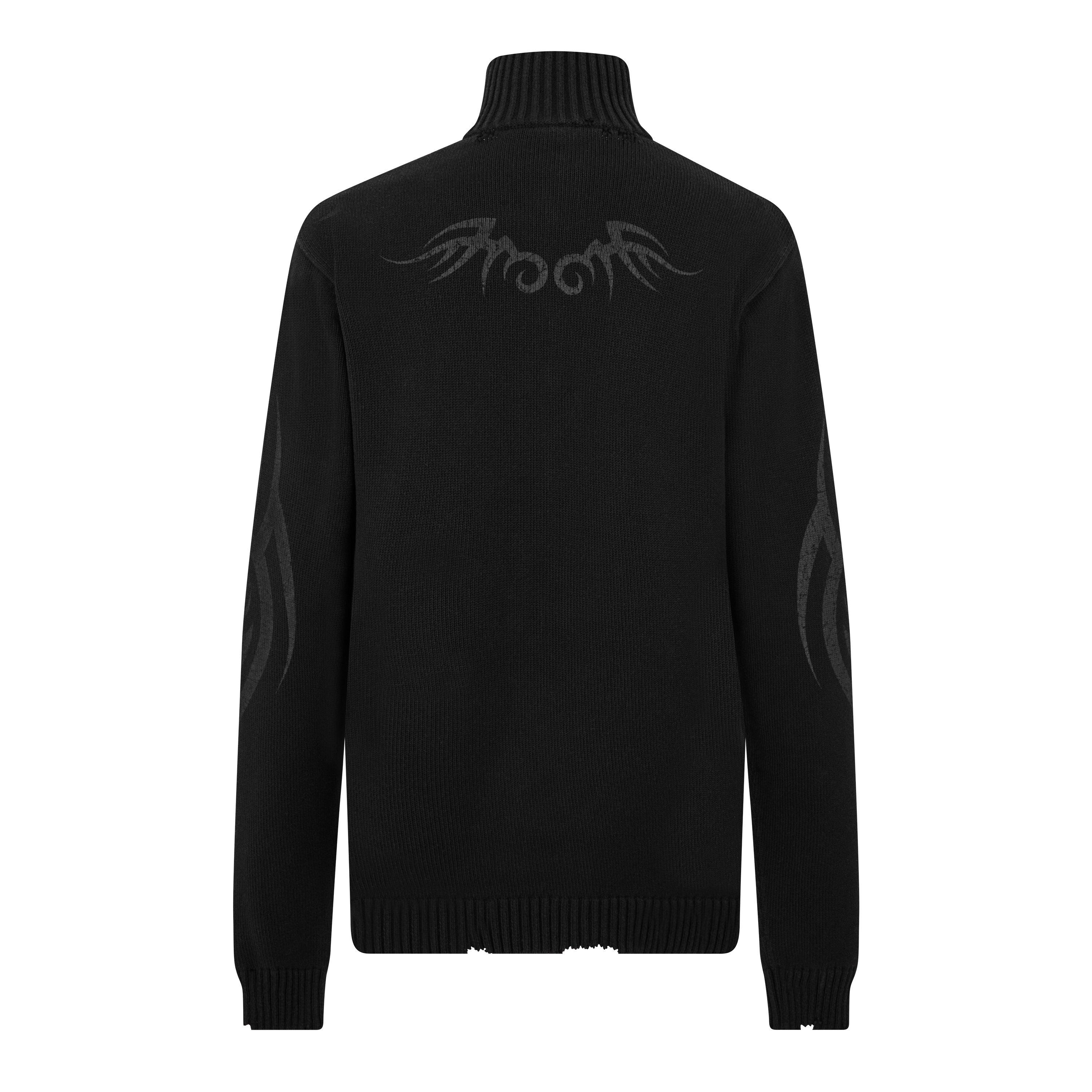 Black - Balenciaga - Zip Cardigan - 2
