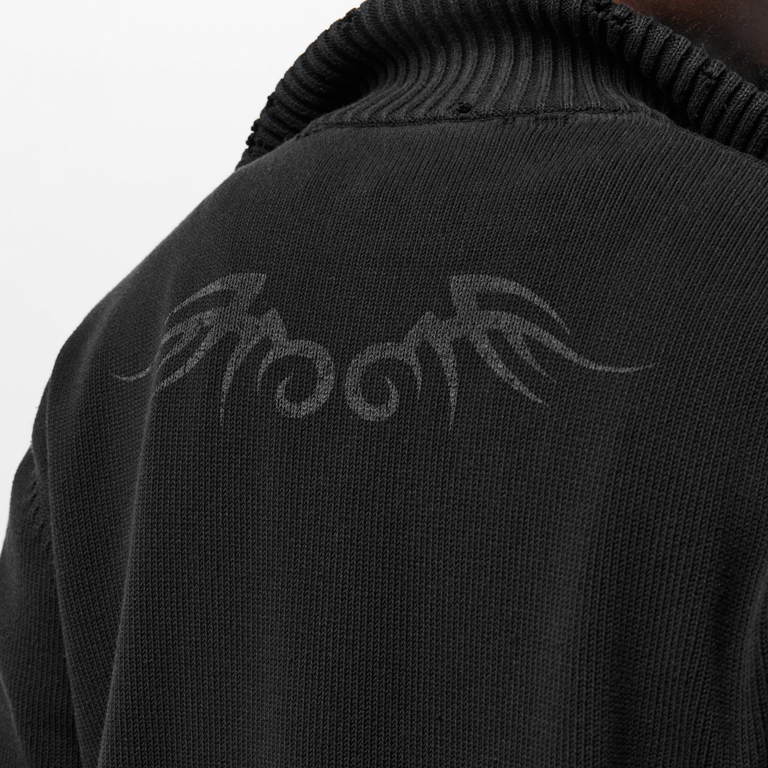 Black - Balenciaga - Zip Cardigan - 5