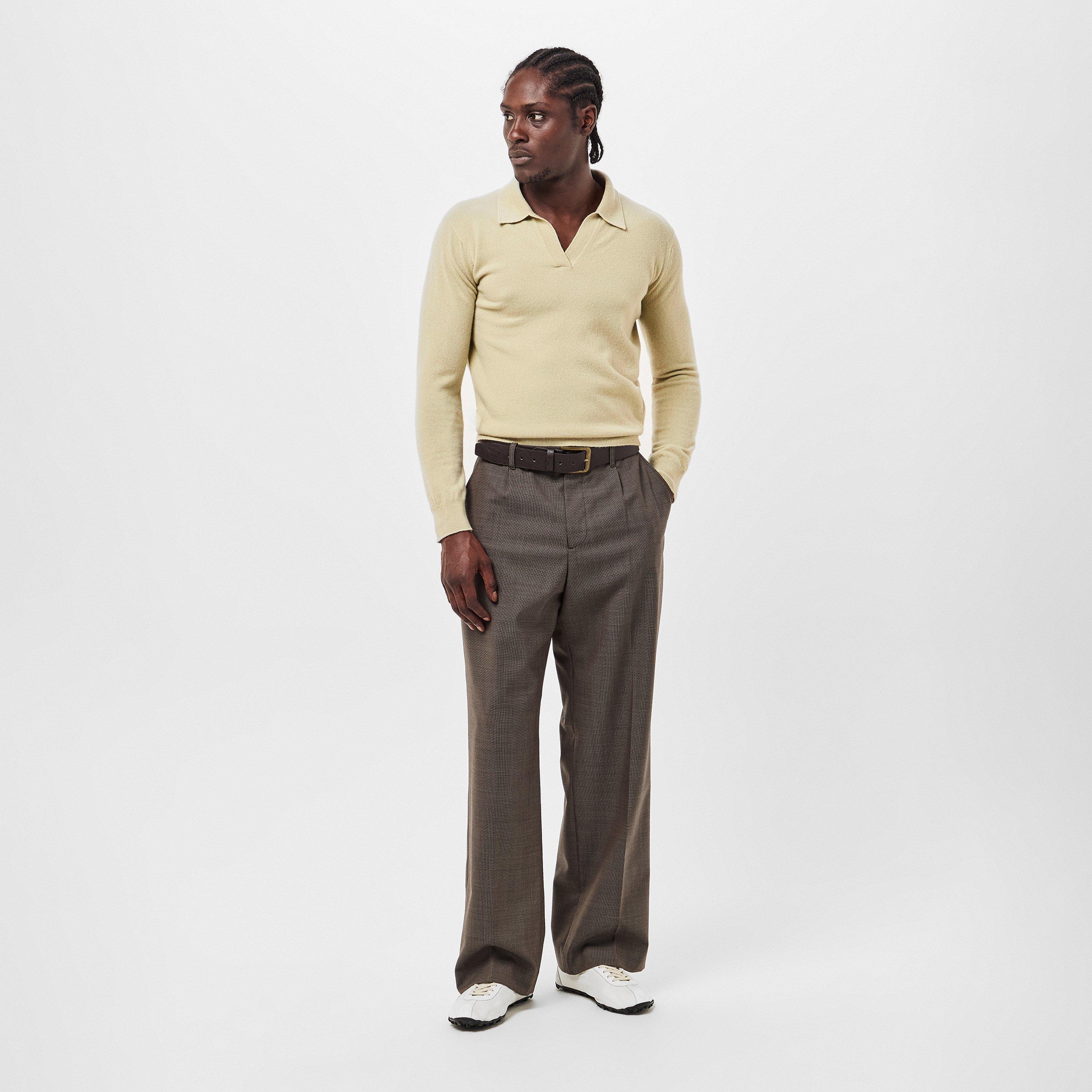 Pale Green - Maison Margiela - Men's Textured Knitted Top - 6