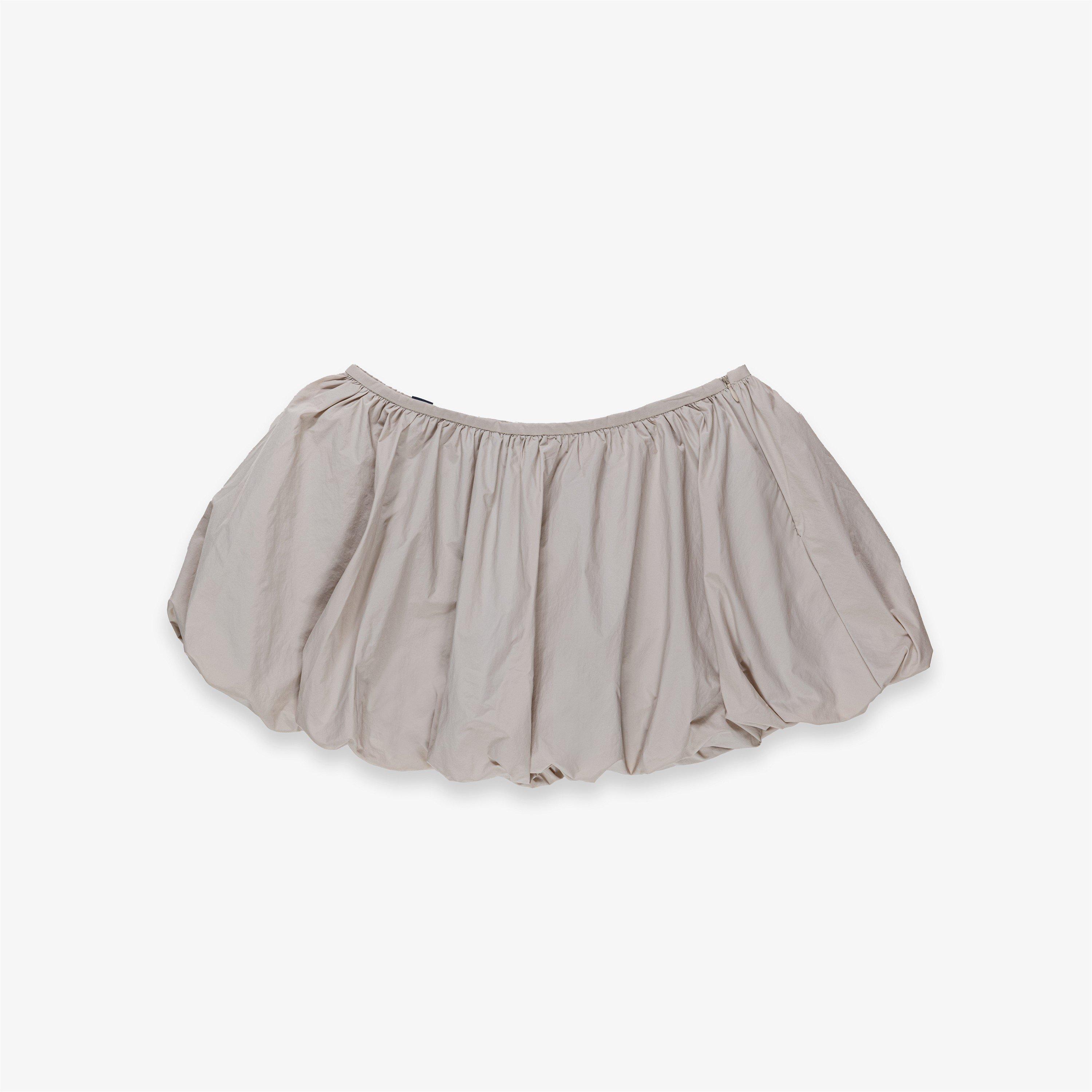 LIGHT TAUPE - Fila - Heritage Shirt Mini Skirt - 1