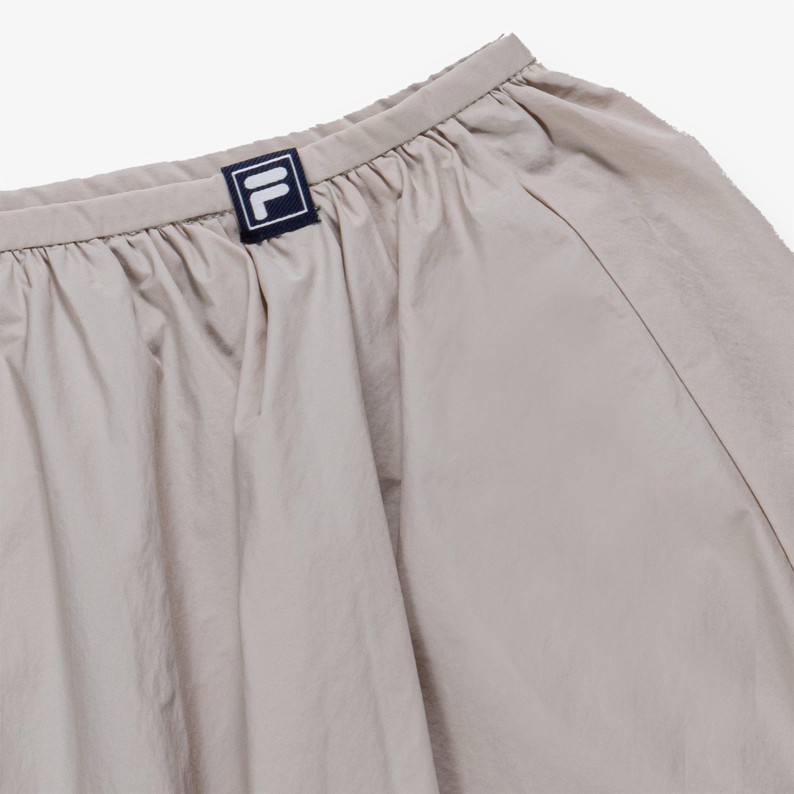 LIGHT TAUPE - Fila - Heritage Shirt Mini Skirt - 4