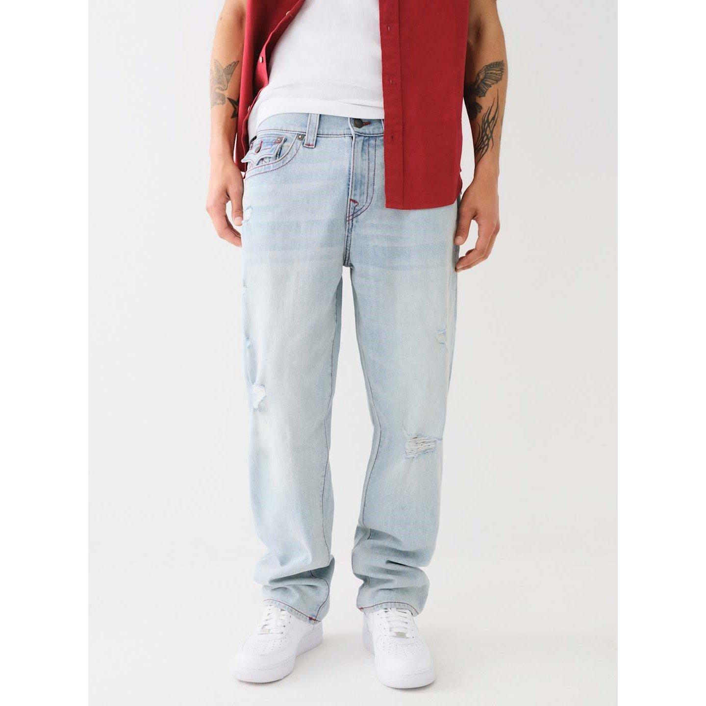 James St Lt Wsh - True Religion - Men's Bobby Baggy Wide Leg Jeans - 1