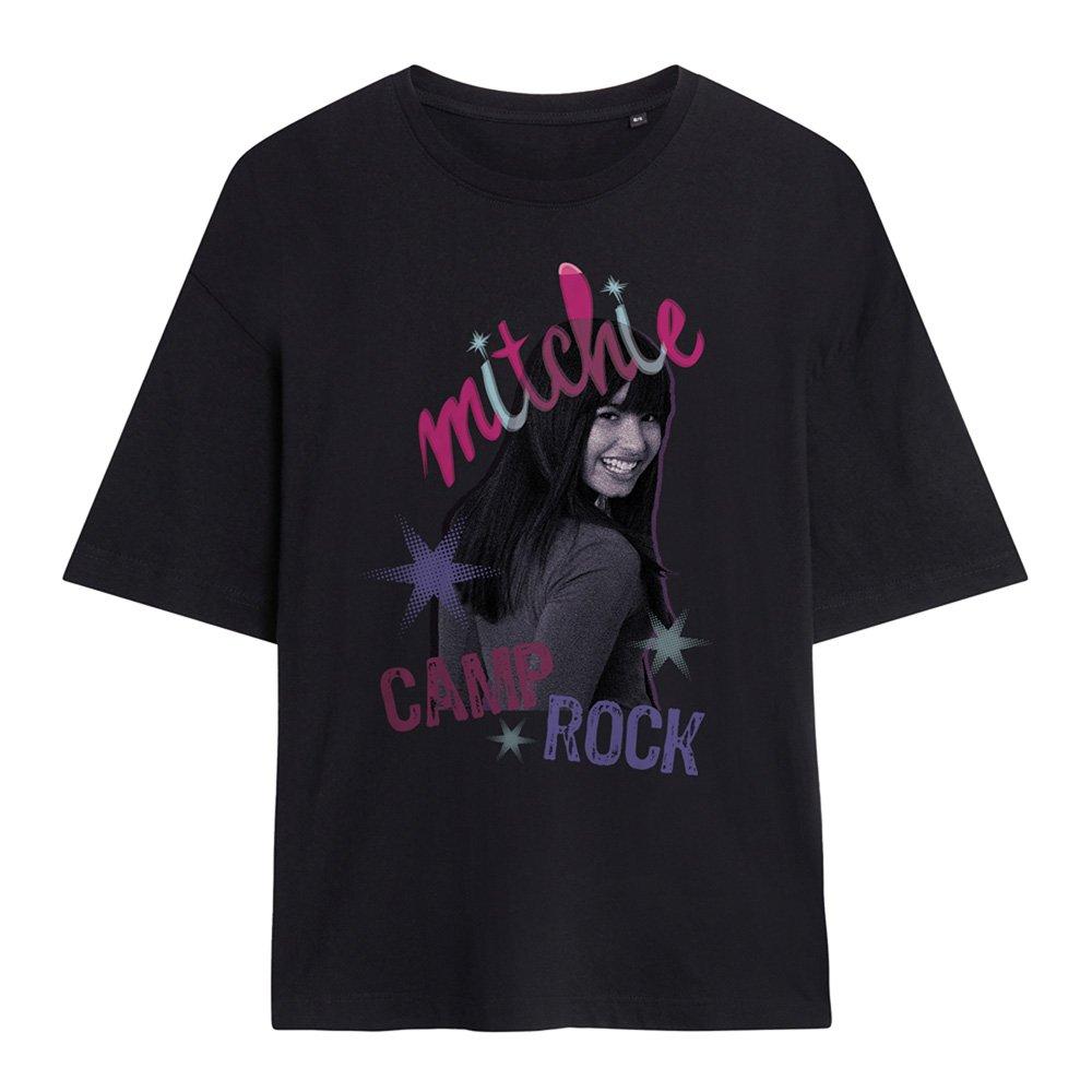 Black - Disney - Camp Rock Mitchie Airbrush Oversized T Shirt Blac - 1