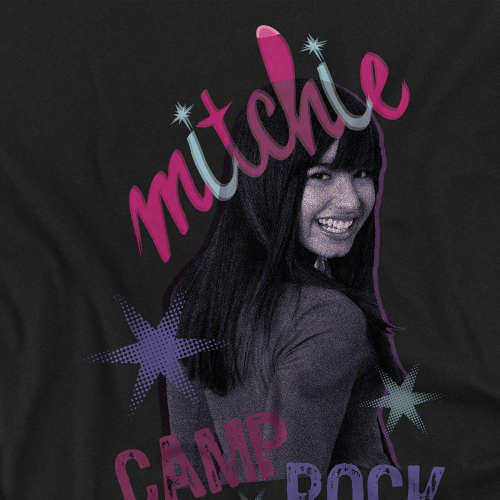 Black - Disney - Camp Rock Mitchie Airbrush Oversized T Shirt Blac - 2