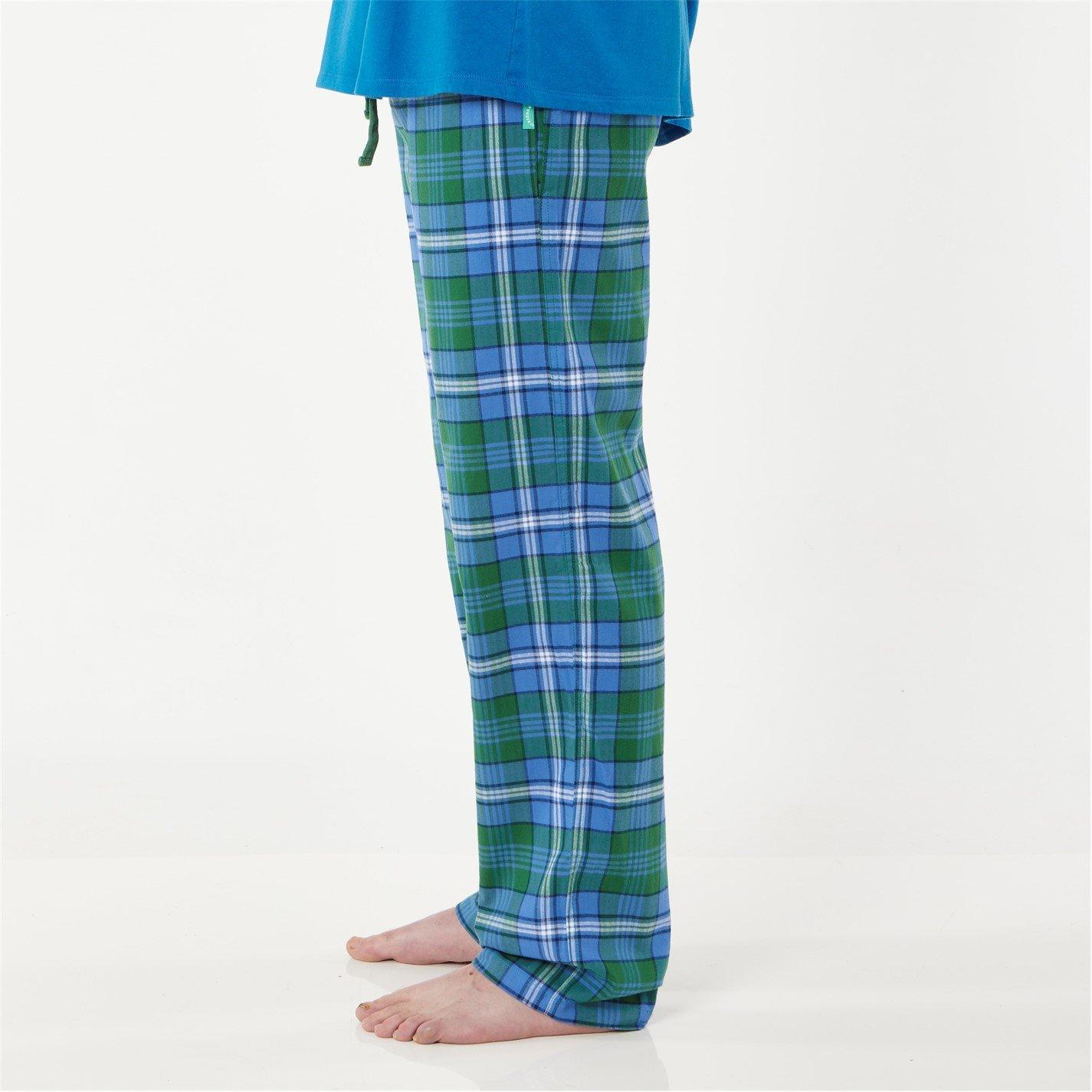 Green Sea - Loungers - Mens Organic Brushed Cotton Lounge Trousers - 4
