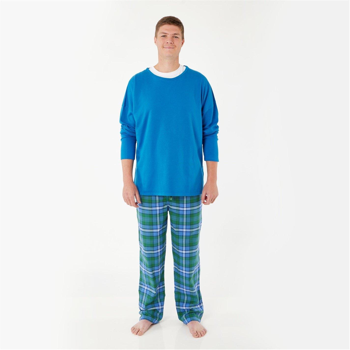 Green Sea - Loungers - Mens Organic Brushed Cotton Lounge Trousers - 6