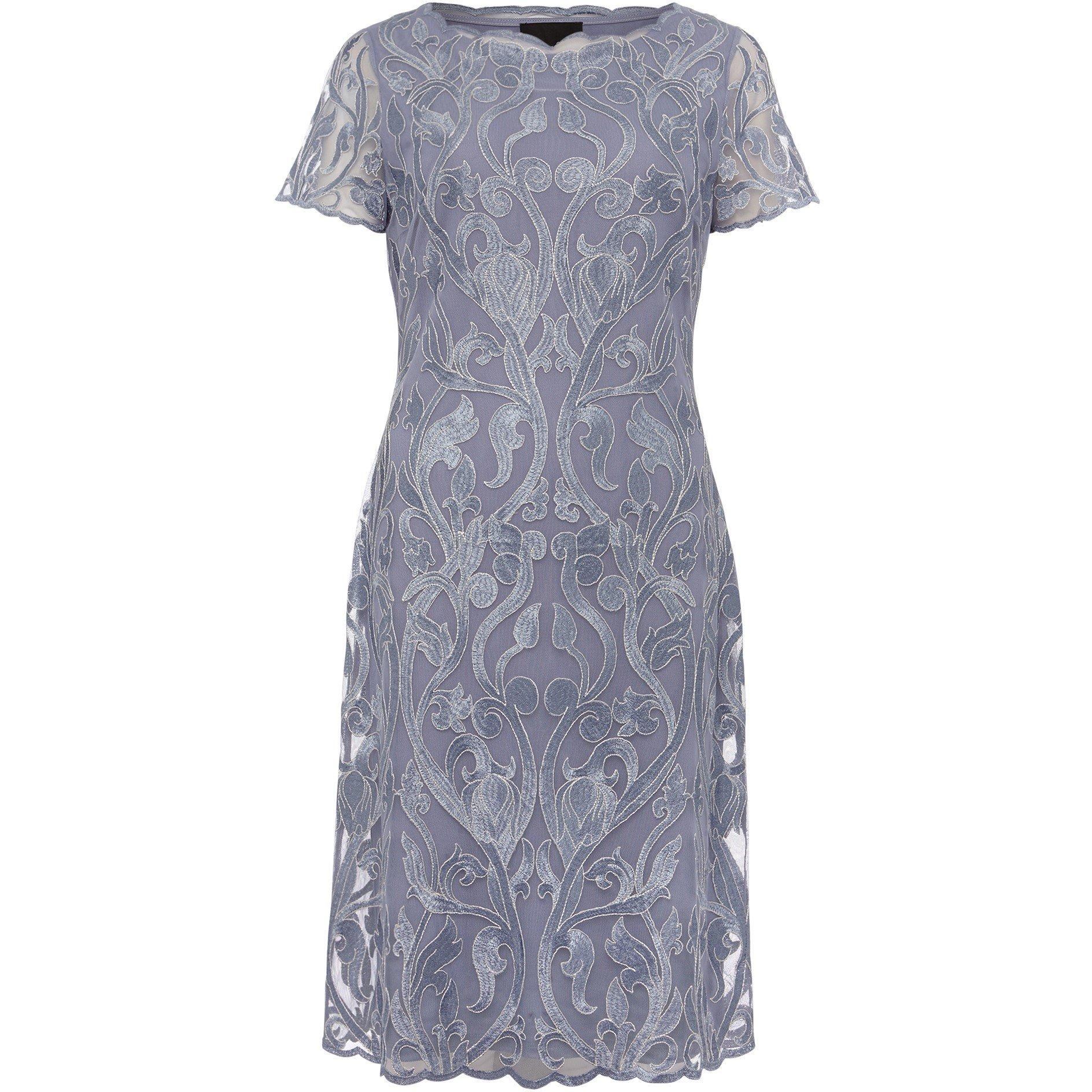 Arctic Blue - Phase Eight - Bea Embroidered Dress - 1