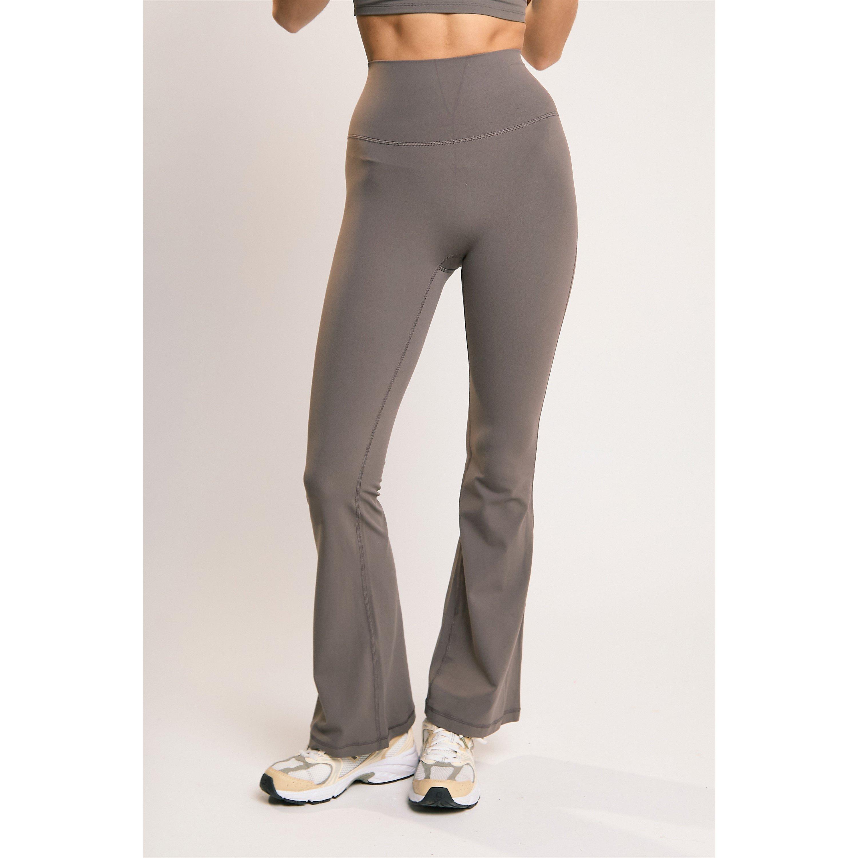 Kaki - Agon - Khaki Flare Leggings - 4