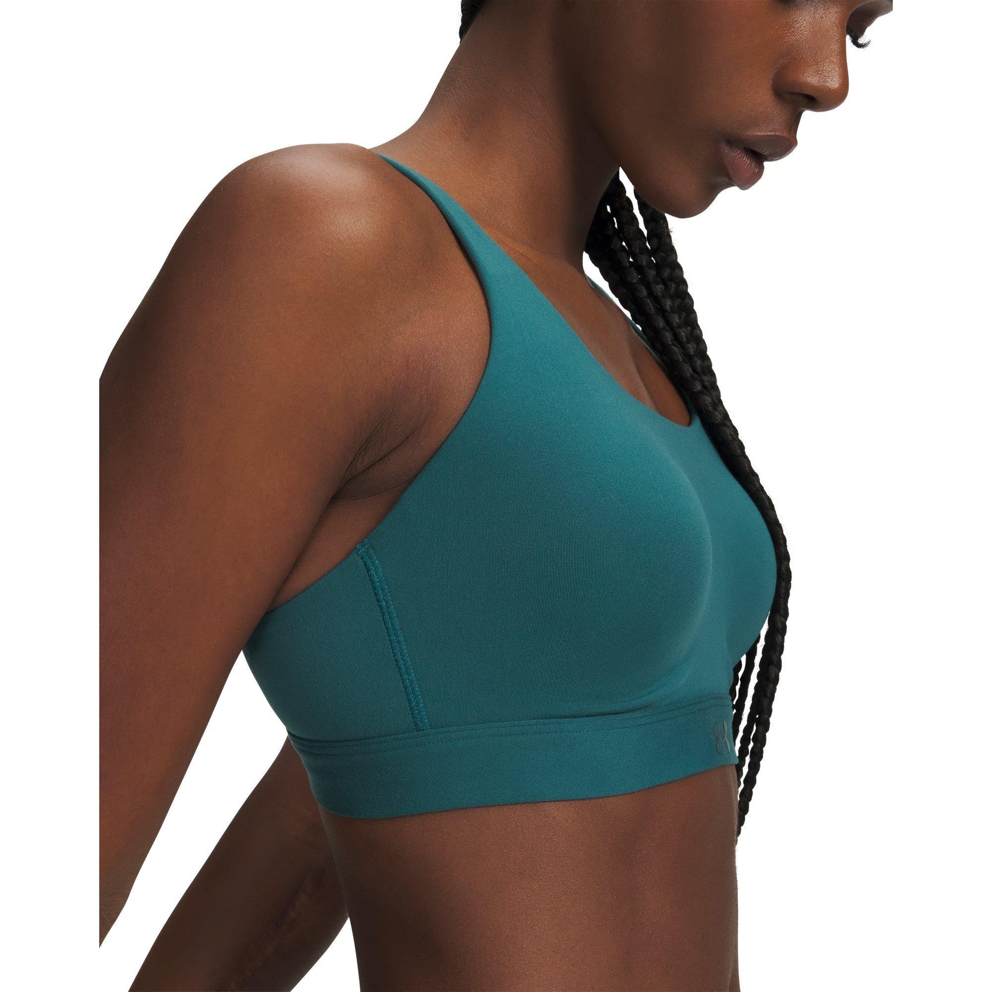 Rack/Arden Grn - Under Armour - Motion High Womens Sports Bra - 3