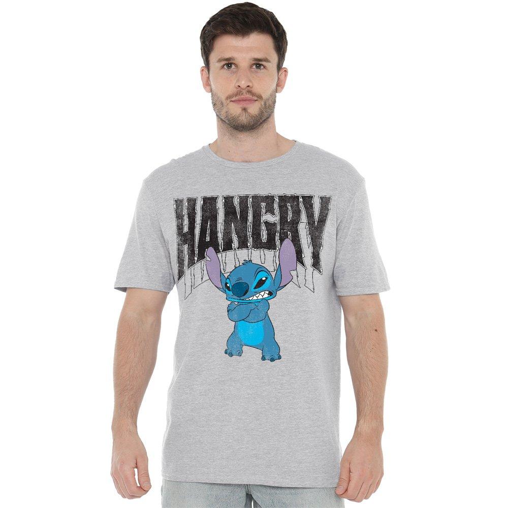 Light Grey - Disney - Lilo And Stitch Hangry T-Shirt Athletic Heather - 1