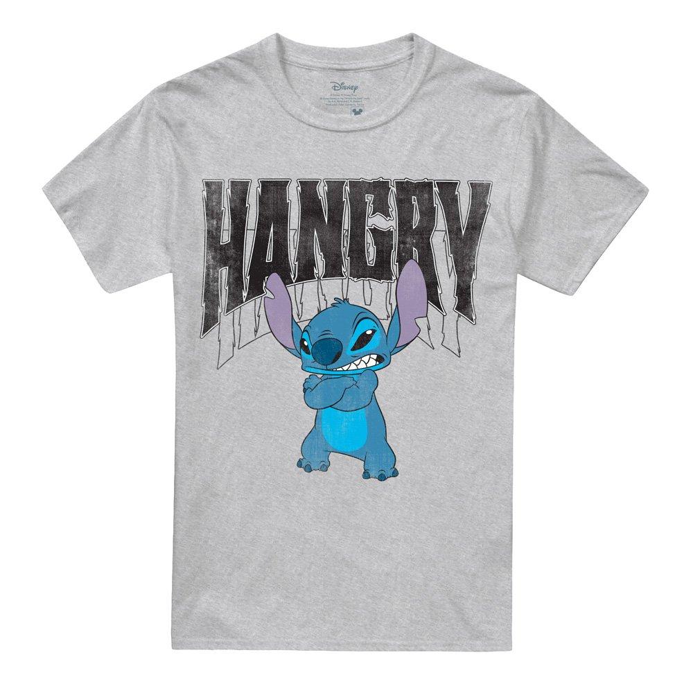 Light Grey - Disney - Lilo And Stitch Hangry T-Shirt Athletic Heather - 4