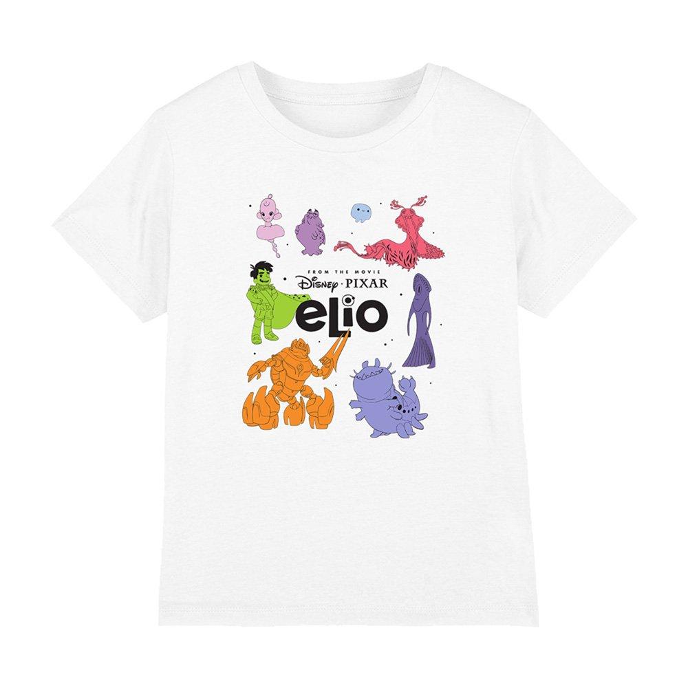 Disney Elio Space Aliens Kids T-Shirt White