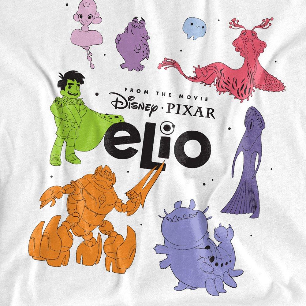 White - Disney - Elio Space Aliens Kids T-Shirt White - 2