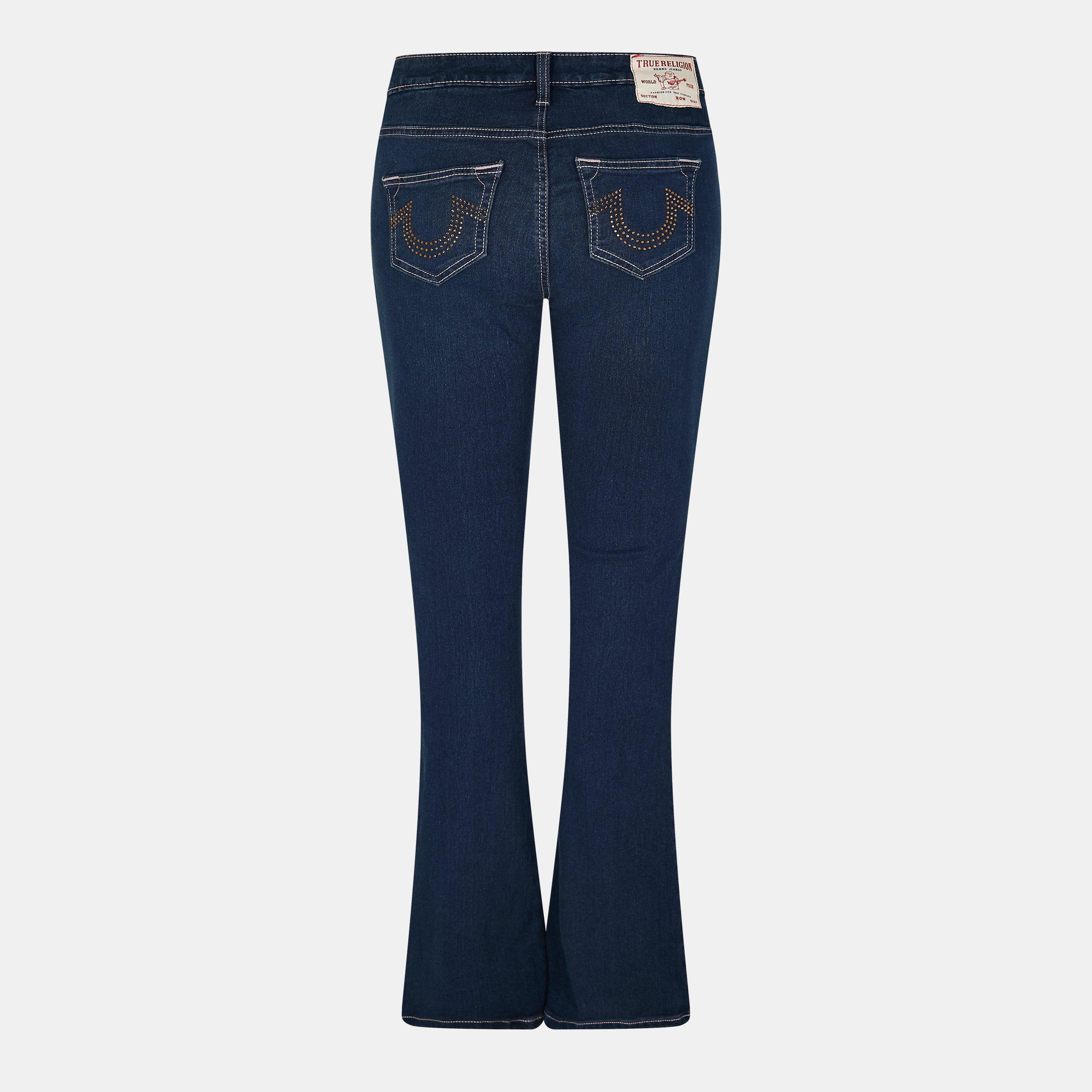 Dark Avalanche - True Religion - Crystal Mid Rise Bootcut Jeans - 2