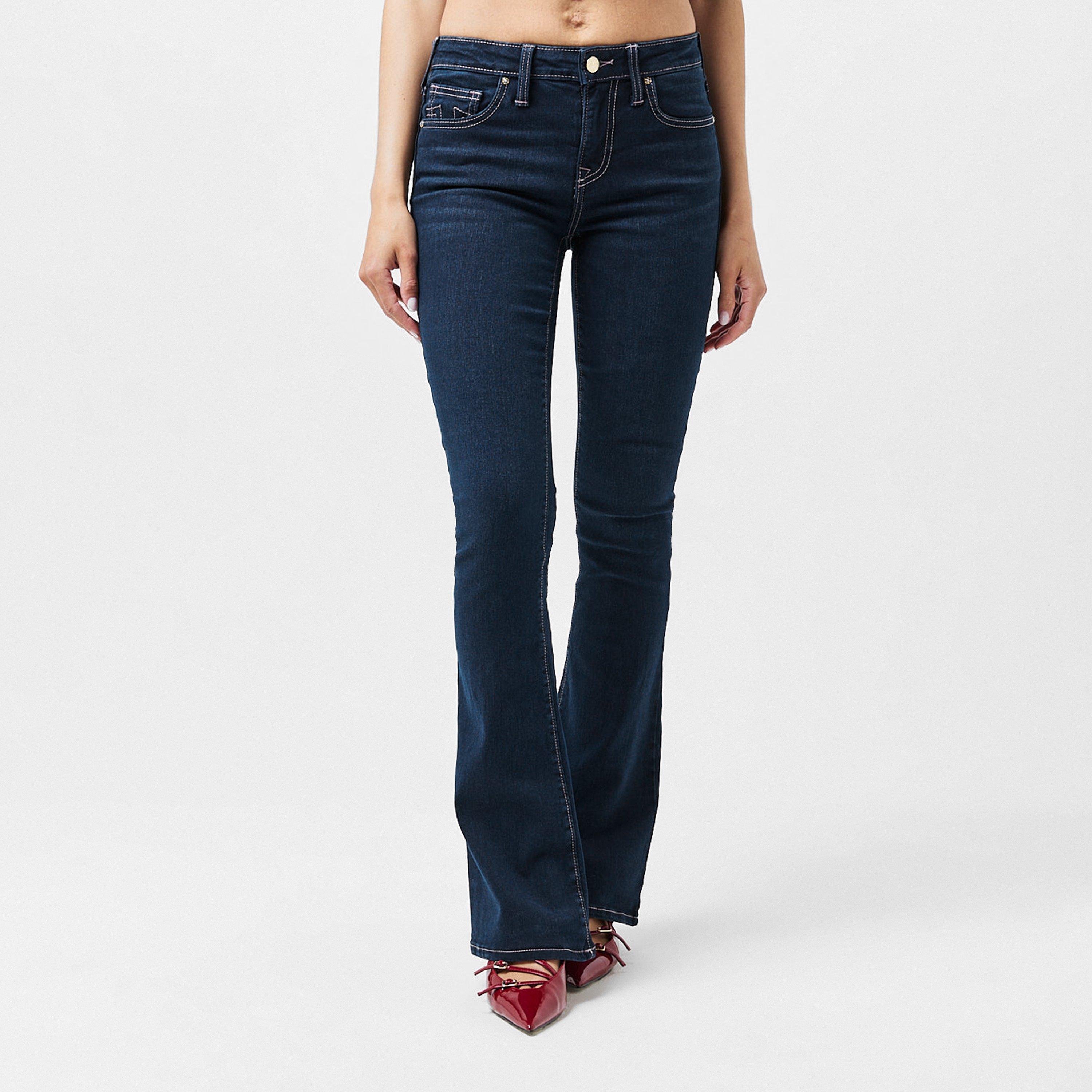 Dark Avalanche - True Religion - Crystal Mid Rise Bootcut Jeans - 3