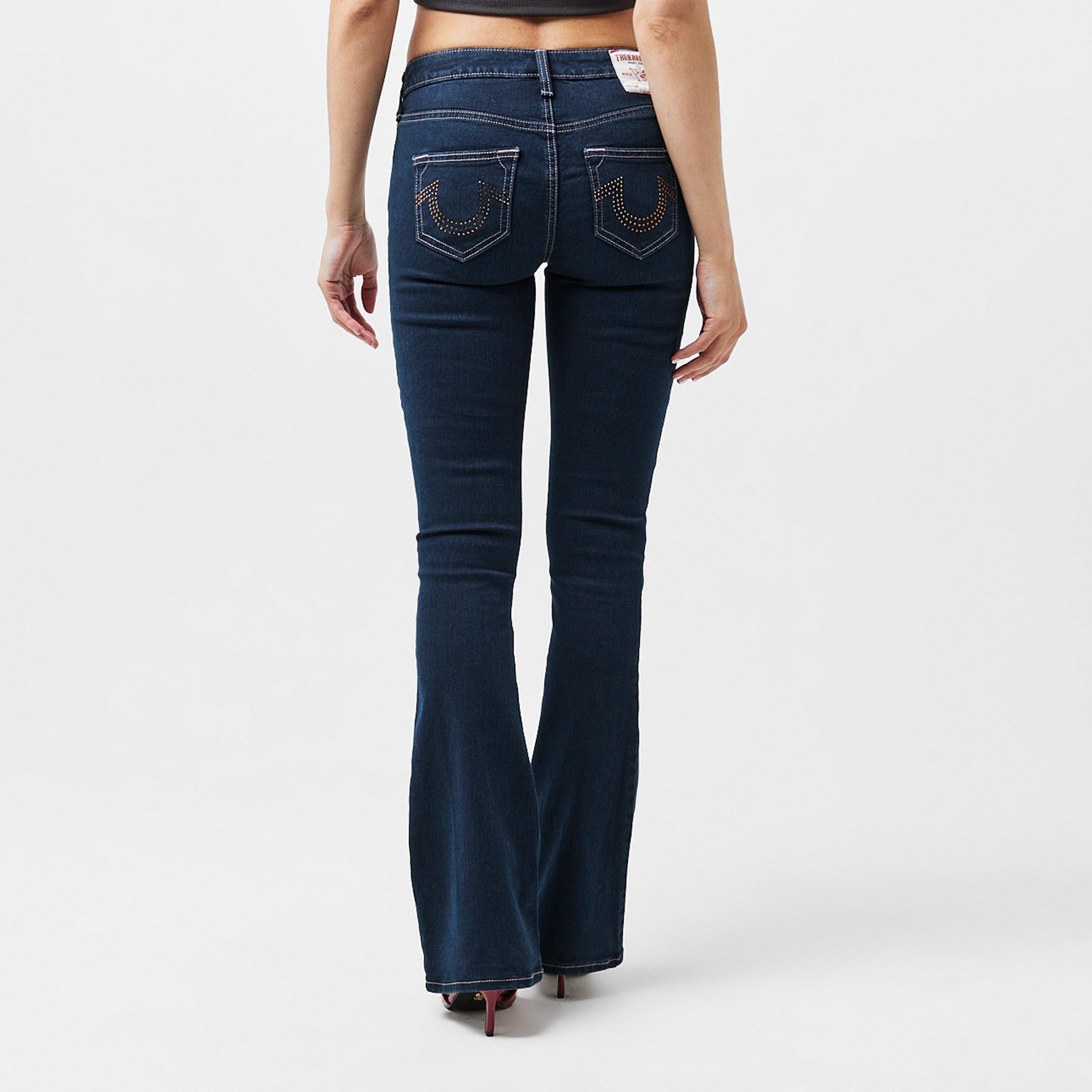 Dark Avalanche - True Religion - Crystal Mid Rise Bootcut Jeans - 4