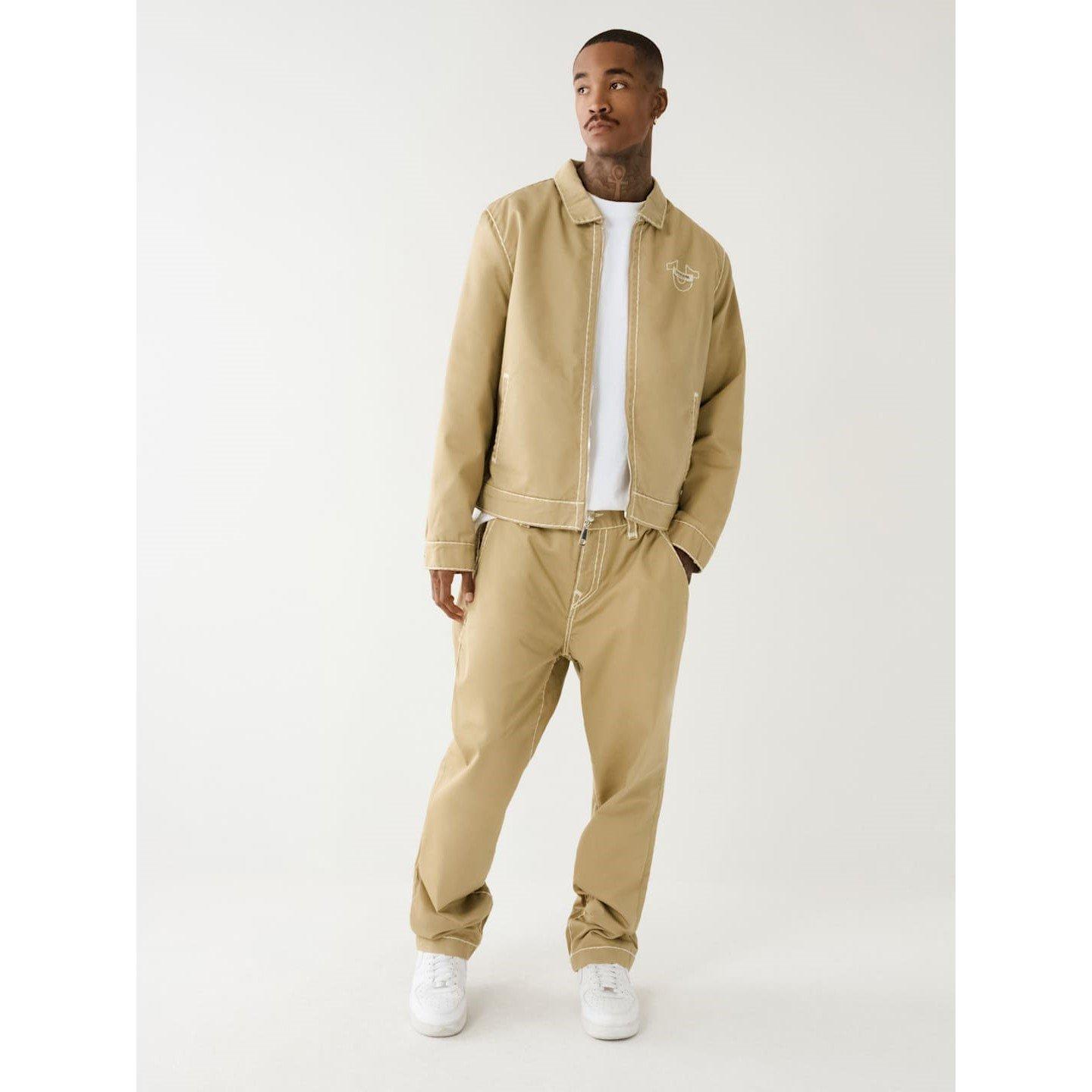 Travertino - True Religion - Bobby Baggy Wide Leg Jeans - 4