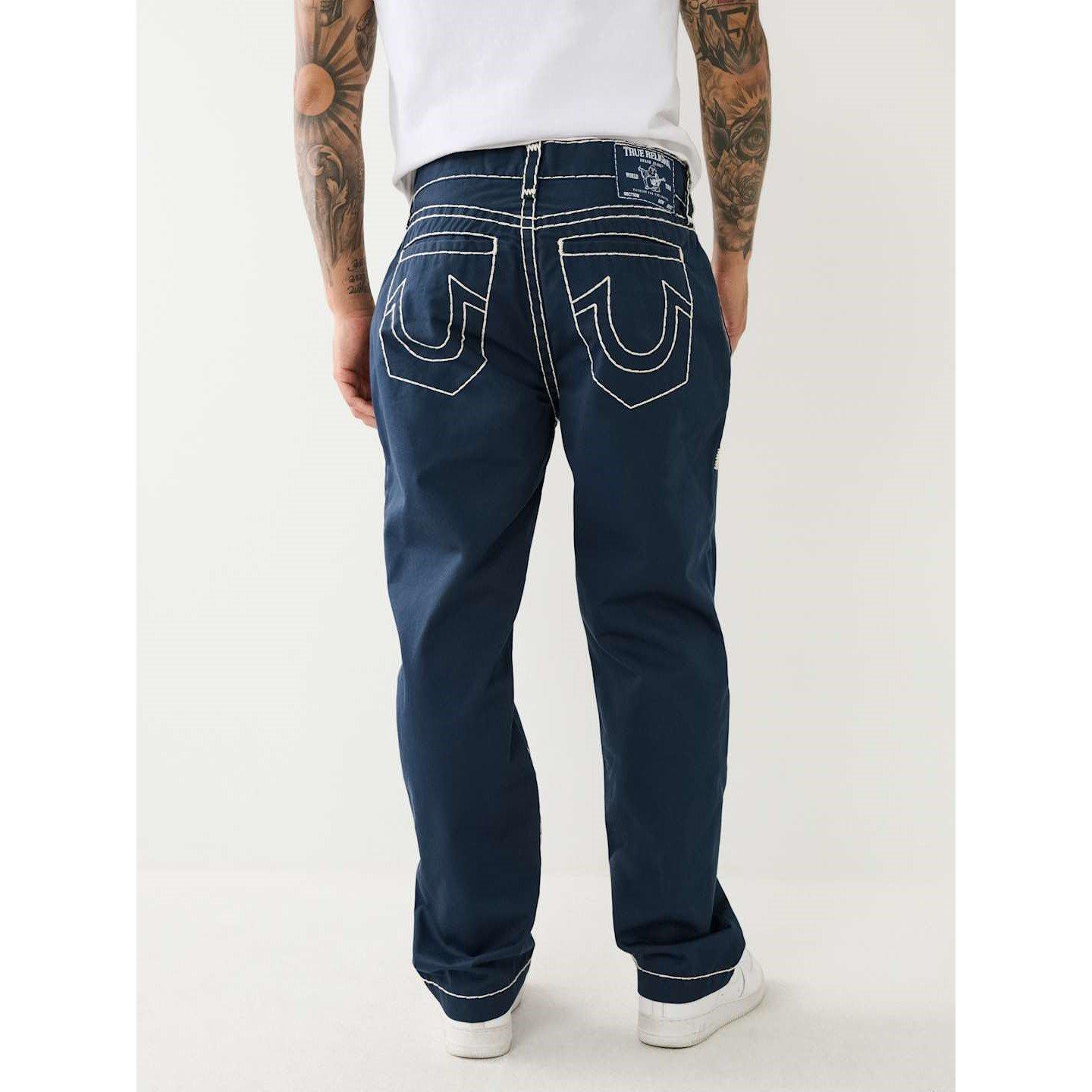 True Religion BOBBY SUPER T ホワイトステッチ 濃紺