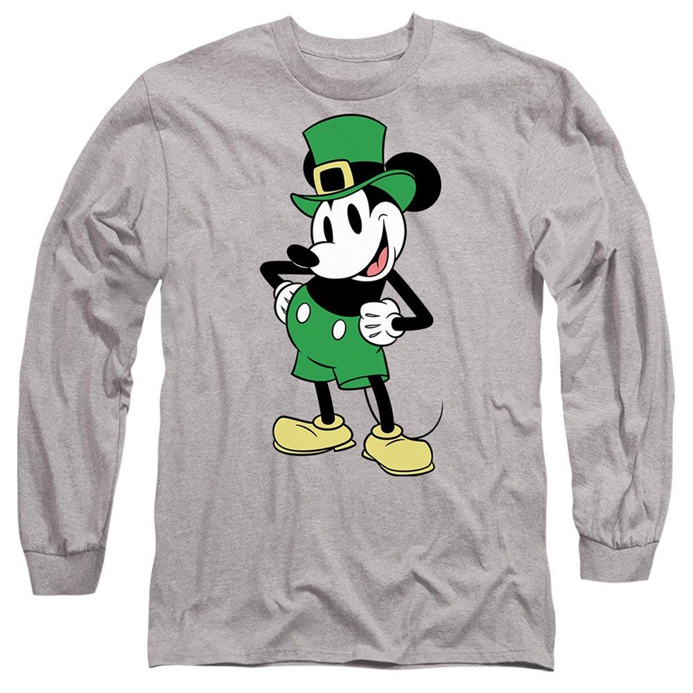 Light Grey - Disney - Mickey Mouse Friends St Patricks Day Mickey Long - 1