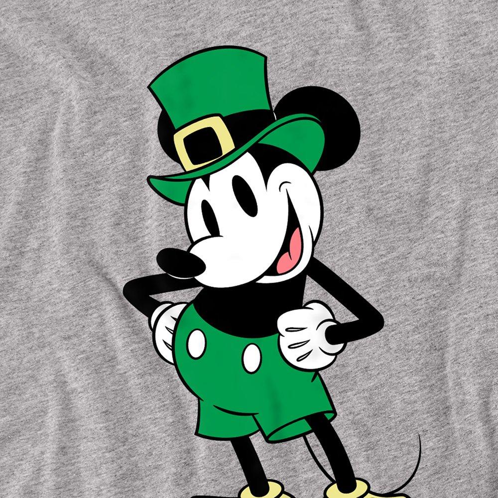 Light Grey - Disney - Mickey Mouse Friends St Patricks Day Mickey Long - 2