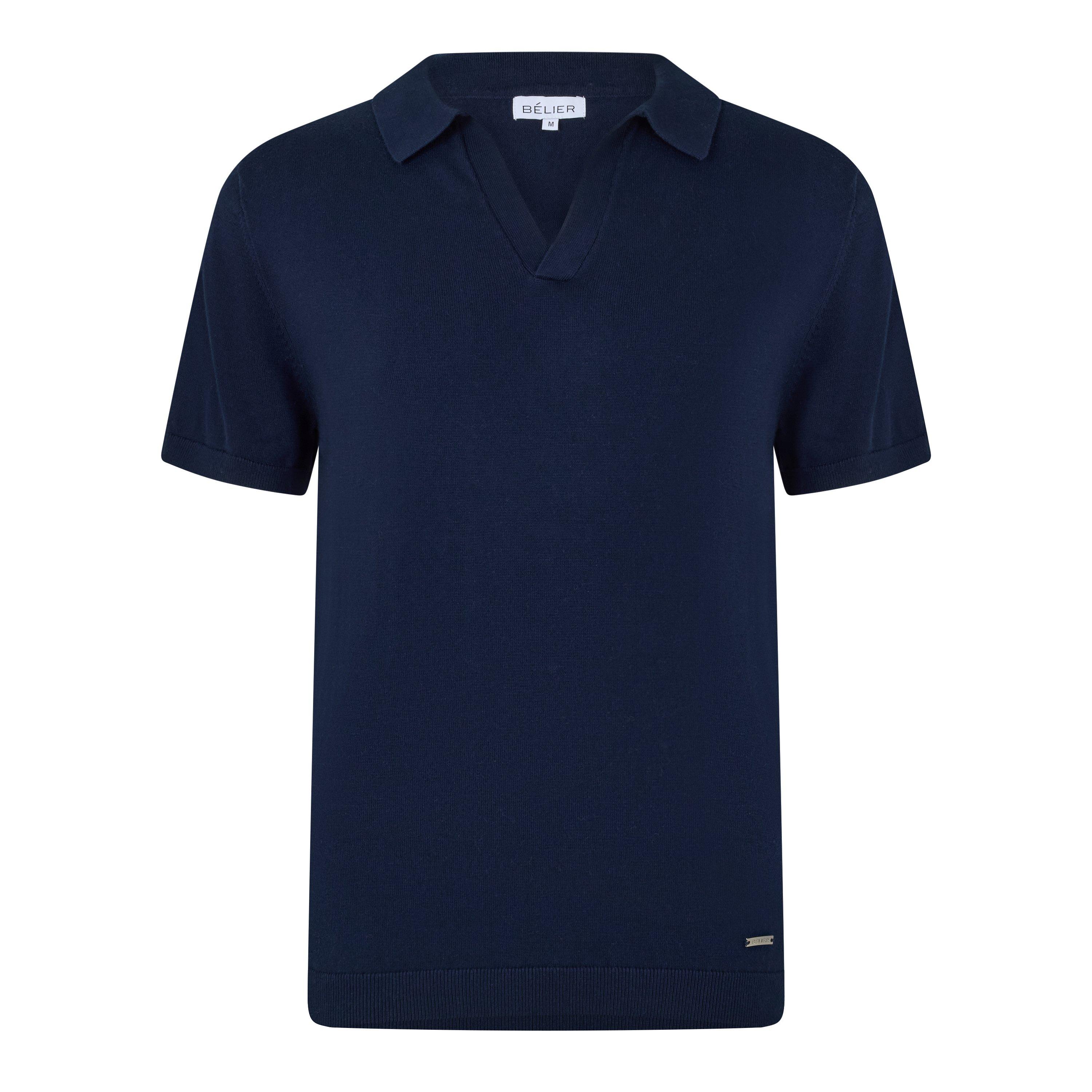 Navy - BELIER - BELIER Cuban Knt P Sn63 - 1