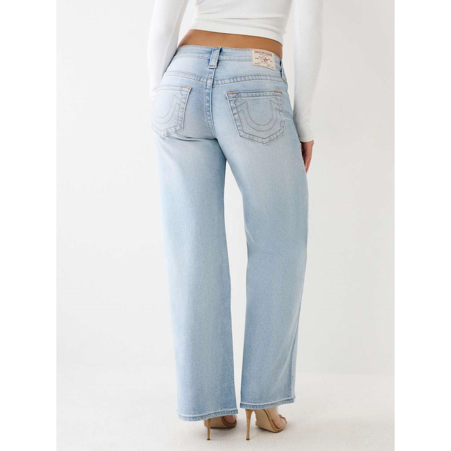Light Wsh - True Religion - Bobi Baggy Wide Leg Jeans - 2