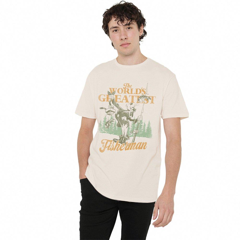 Beige - Disney - Mickey & Friends Greatest Fisherman Goofy Dad T-Sh - 1