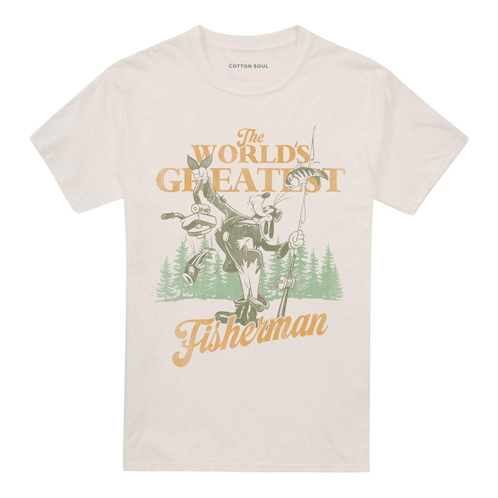 Beige - Disney - Mickey & Friends Greatest Fisherman Goofy Dad T-Sh - 4