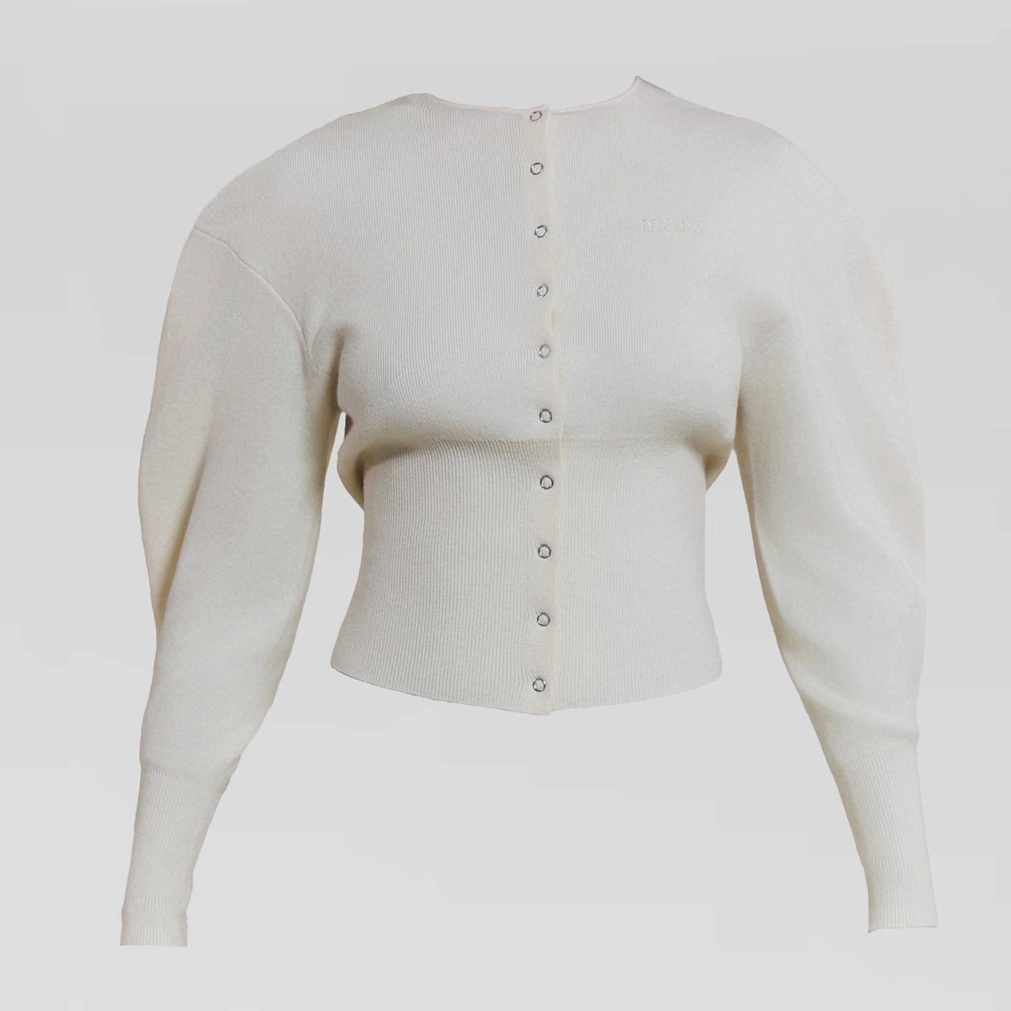 Cream - Mars The Label - Women's Button Cardigan - 4