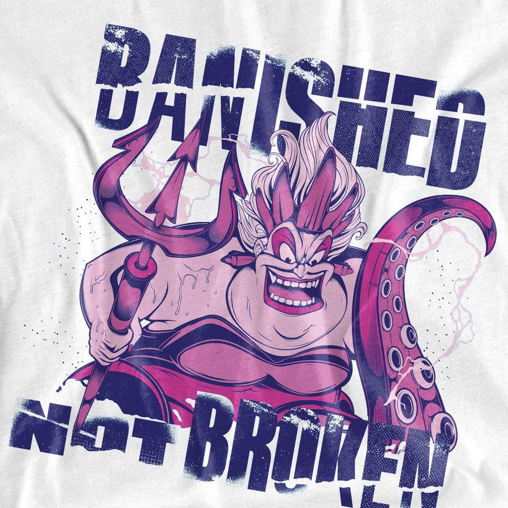 White - Disney - Ursula Banished Not Broken Little Mermaid T-Shirt - 2