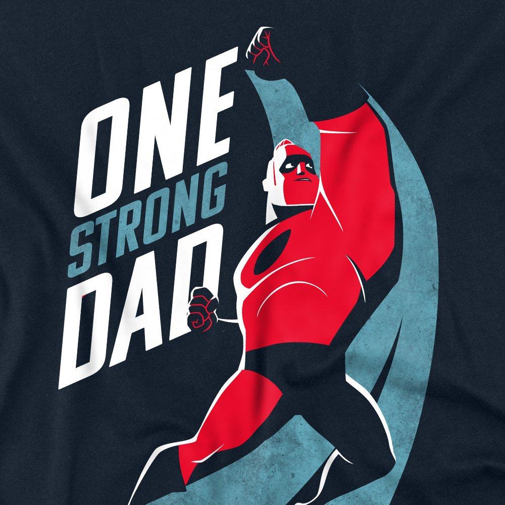 Navy - Disney - The Incredibles Fathers Day One Strong Dad Long S - 2