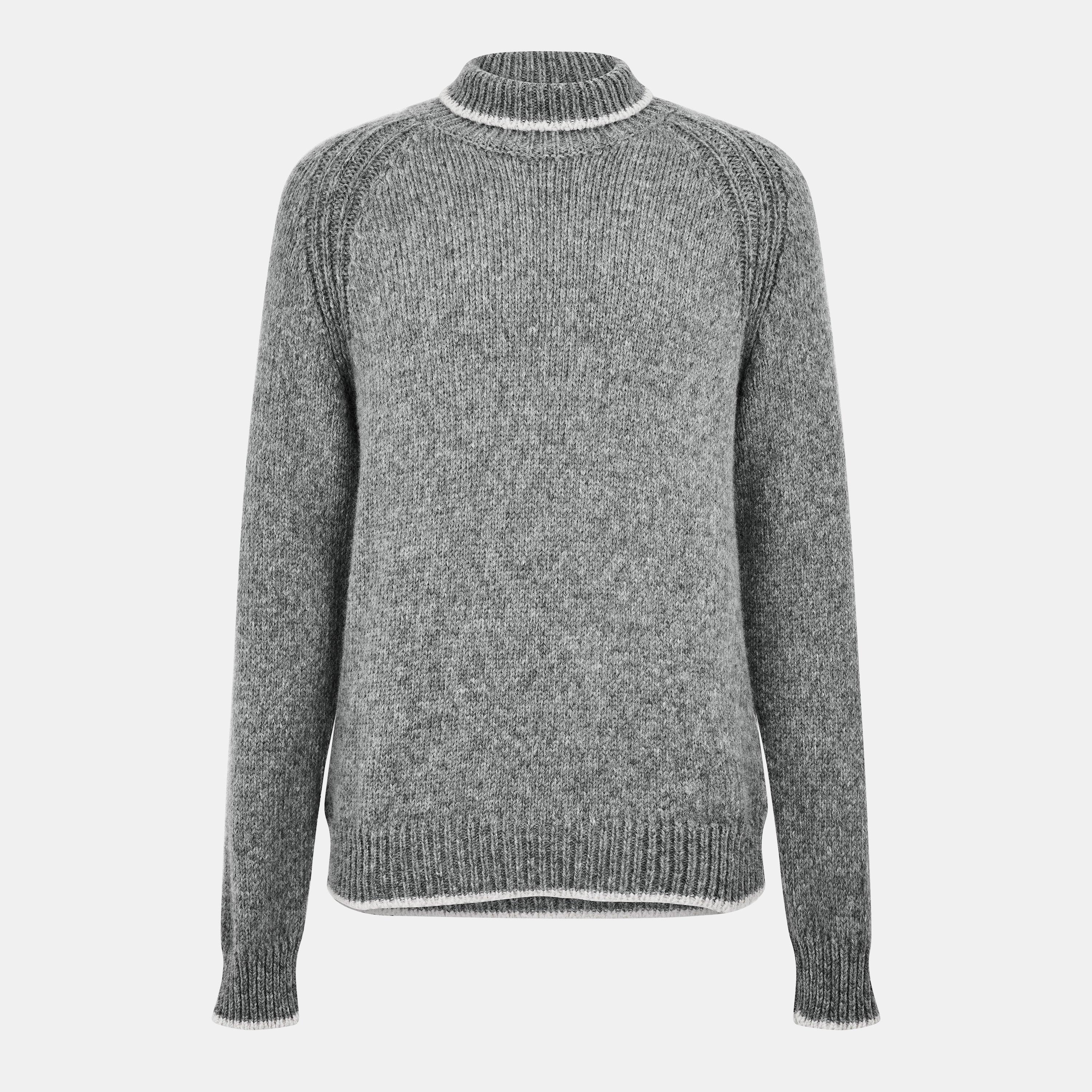 Dark Grey 910 - Moncler - Men's Quality Knit Knitted Top - 1