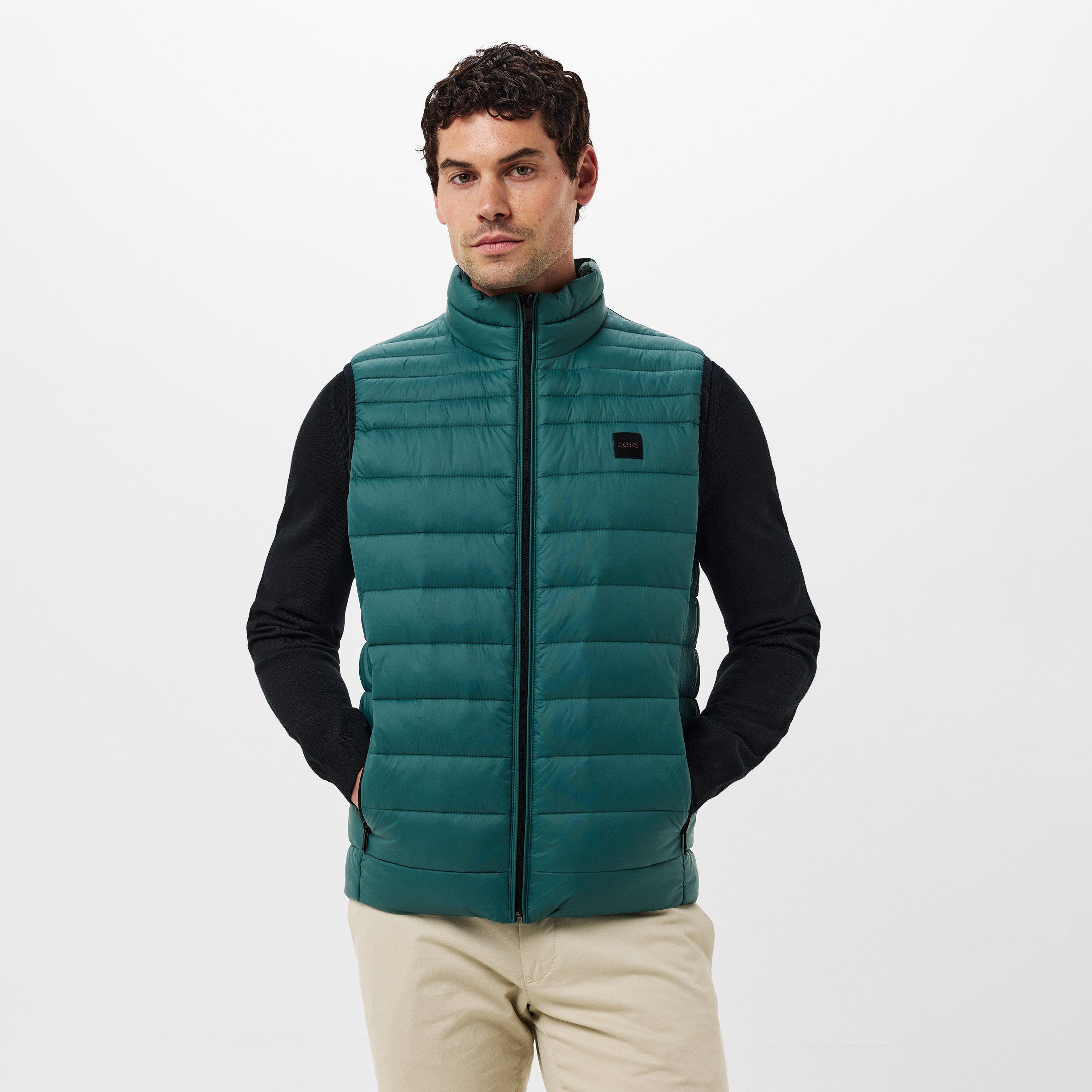 Open Green 369 - Boss - Mens BOSS ORANGE Padded Lightweight Gilet - Tailored Fit (Odeno) - 3