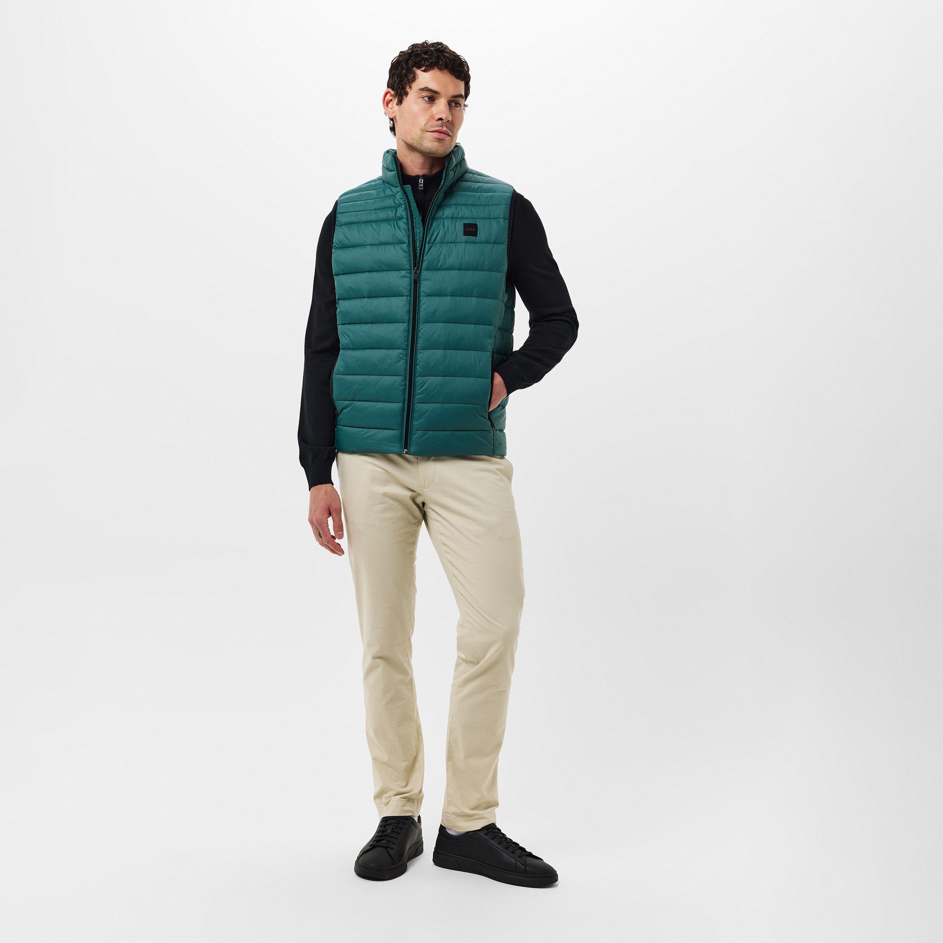 Open Green 369 - Boss - Mens BOSS ORANGE Padded Lightweight Gilet - Tailored Fit (Odeno) - 6