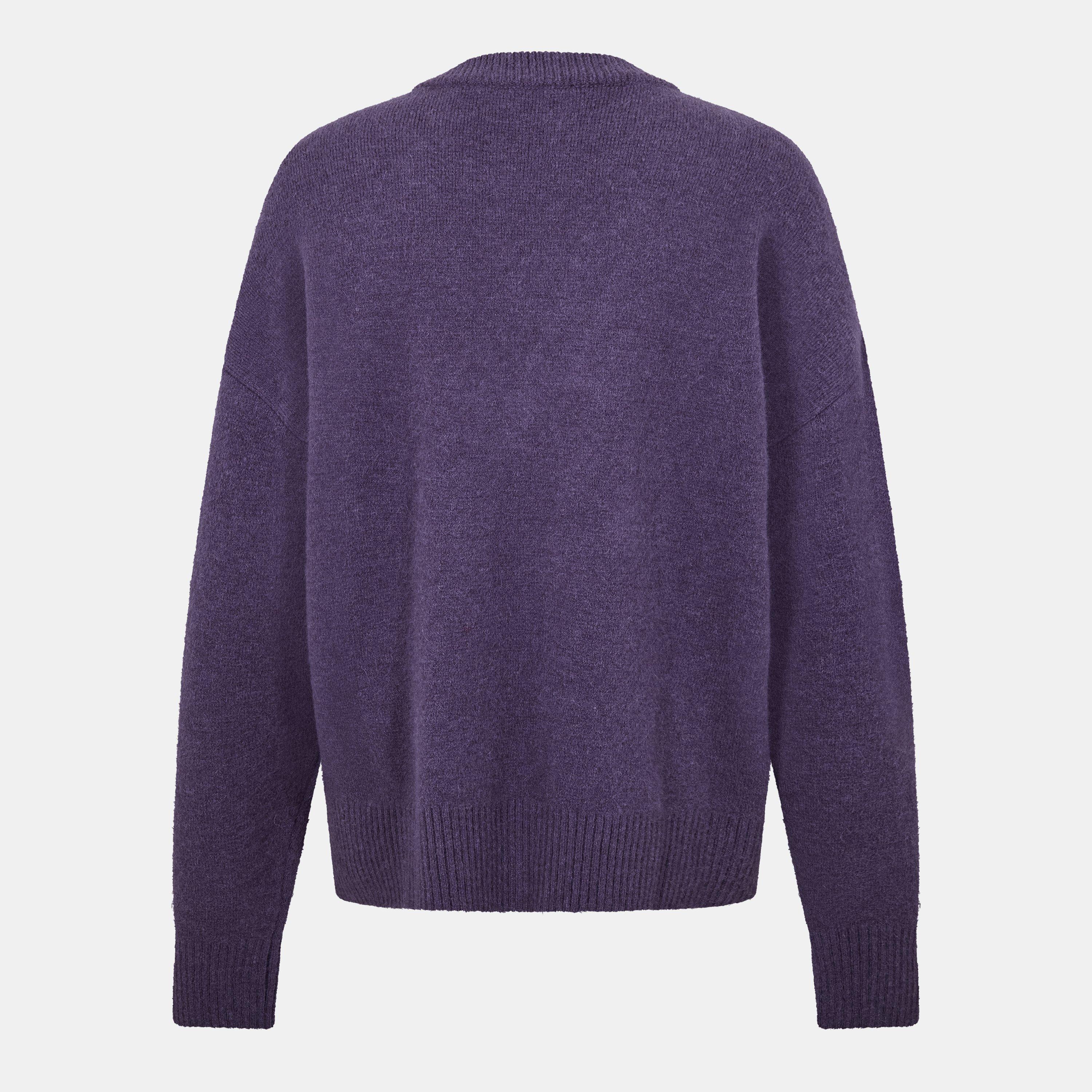 Lilac - AMI Paris - Men's De Coeur Cardigan - 2