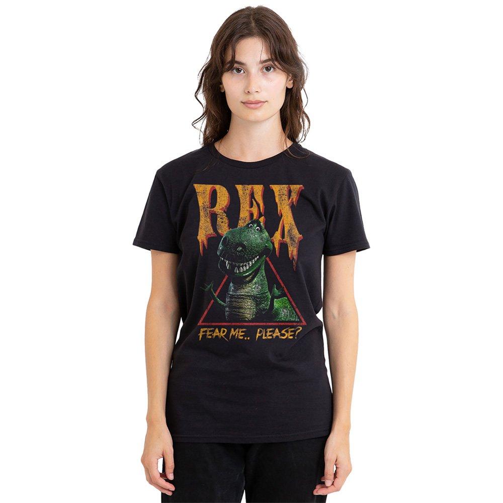 Black - Disney - Toy Story Rex Fear Me T Shirt Black - 1