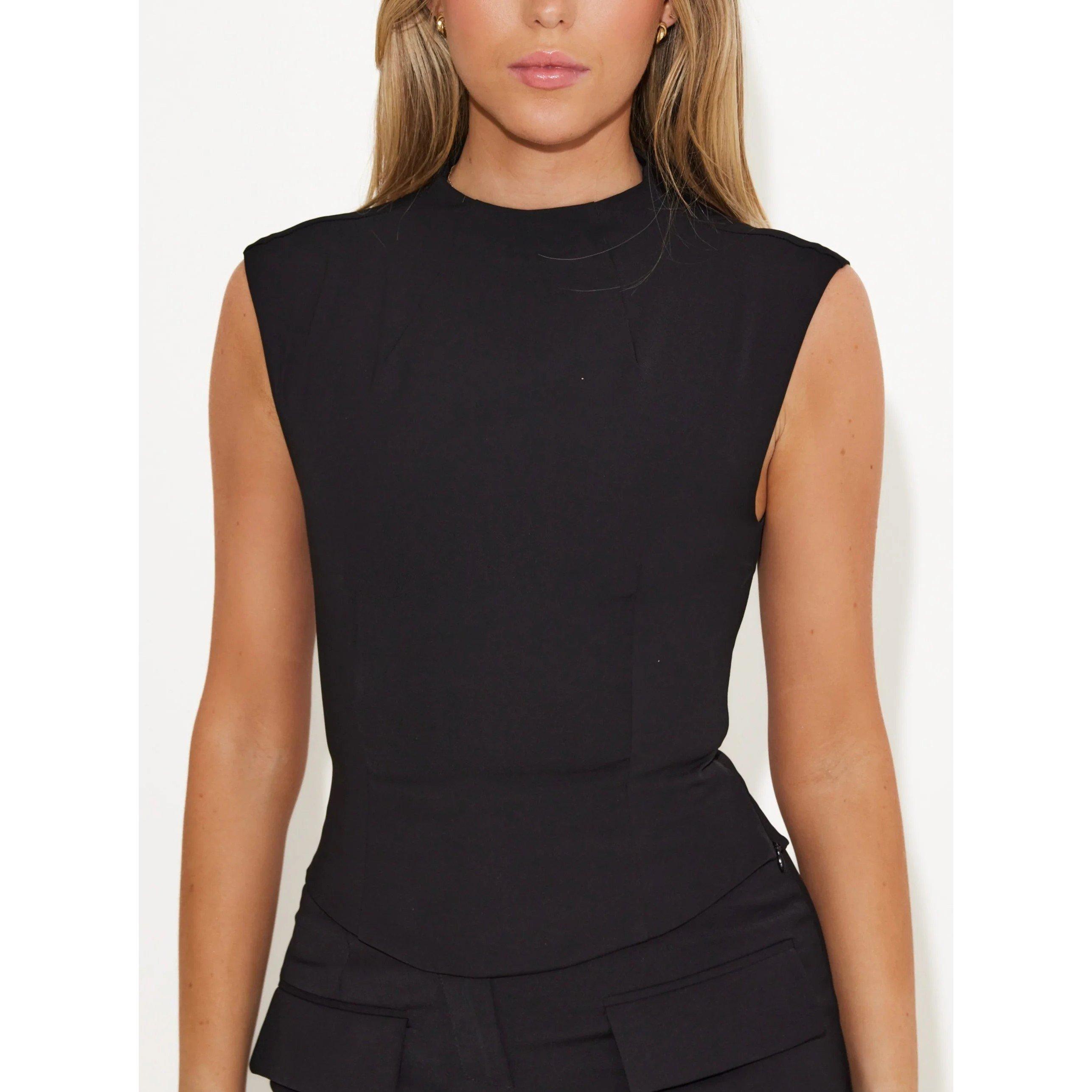 Black - Odd Muse - The Ultimate Muse Sleeveless Top - 2