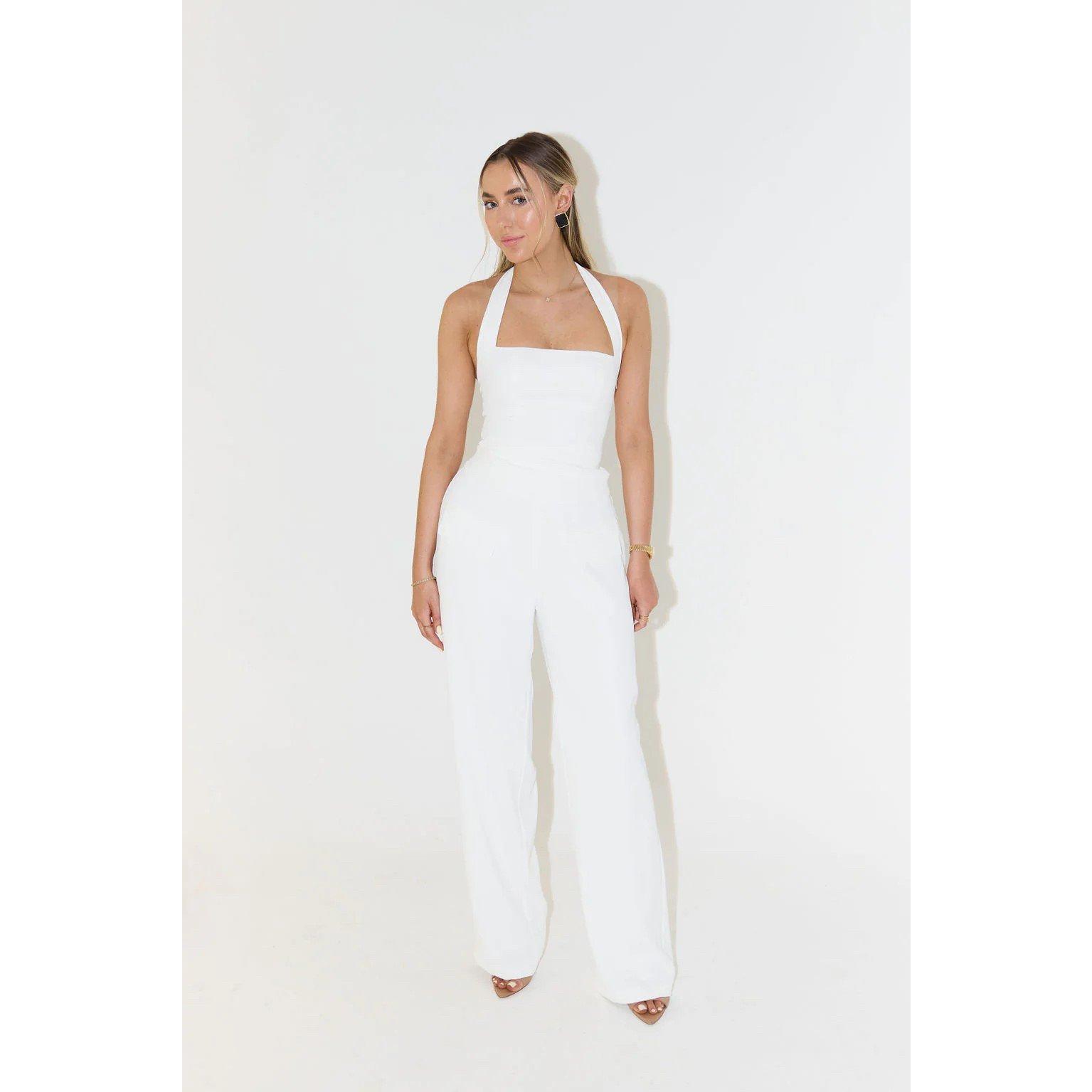 White - Odd Muse - Ultimate Muse Halter Top - 3