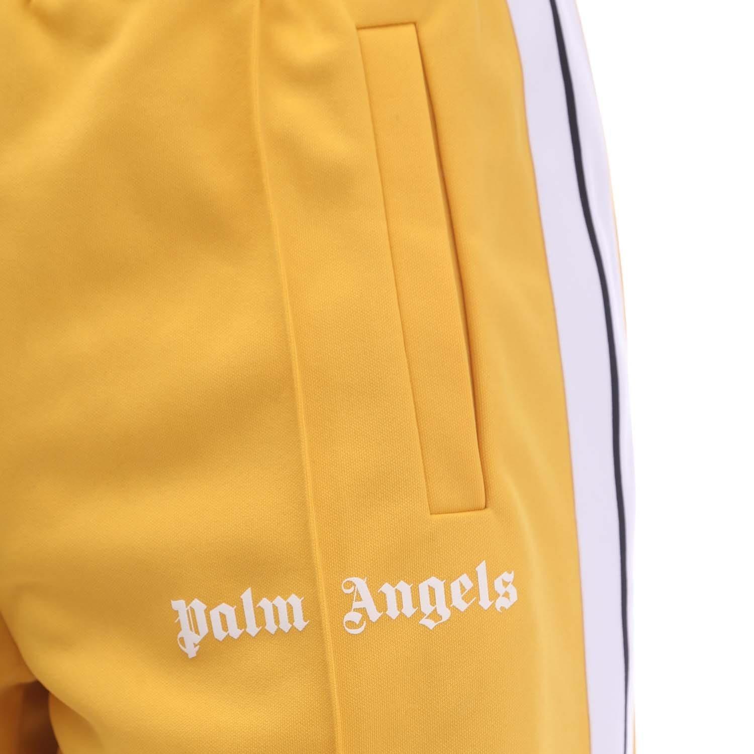 Yellow - Palm Angels - Classic Track Shorts - 3