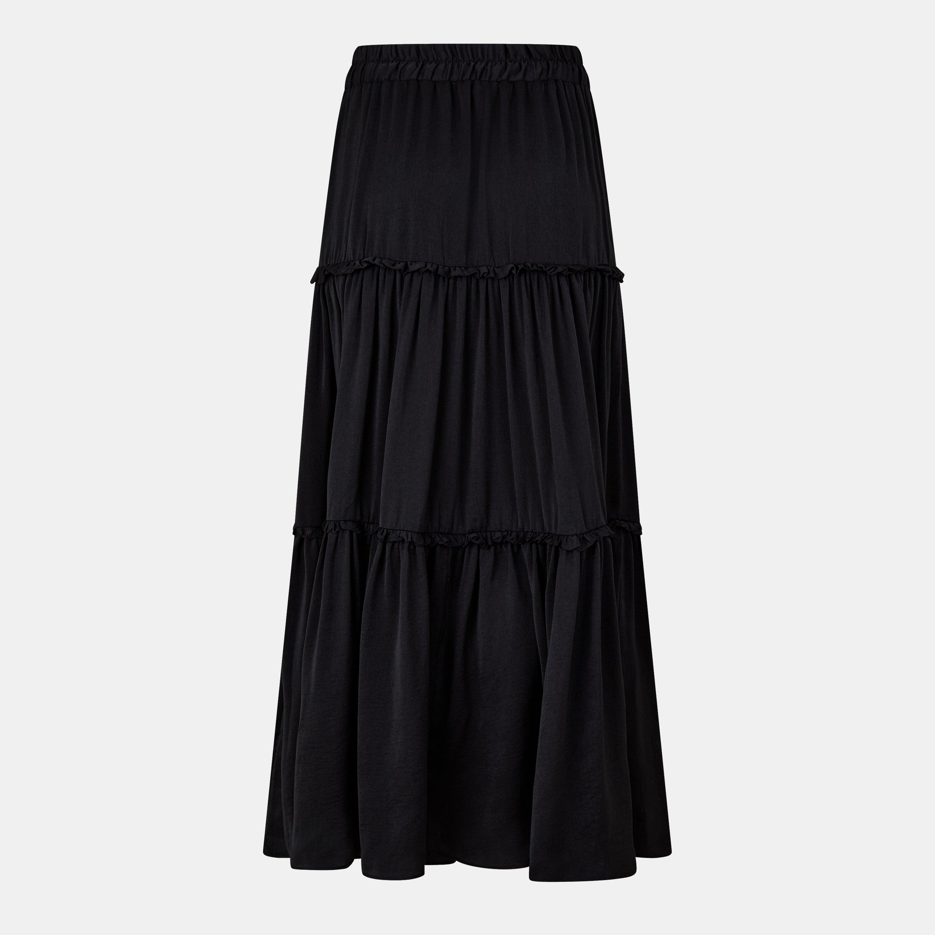 Black - Biba - Maxi Skirt - 2