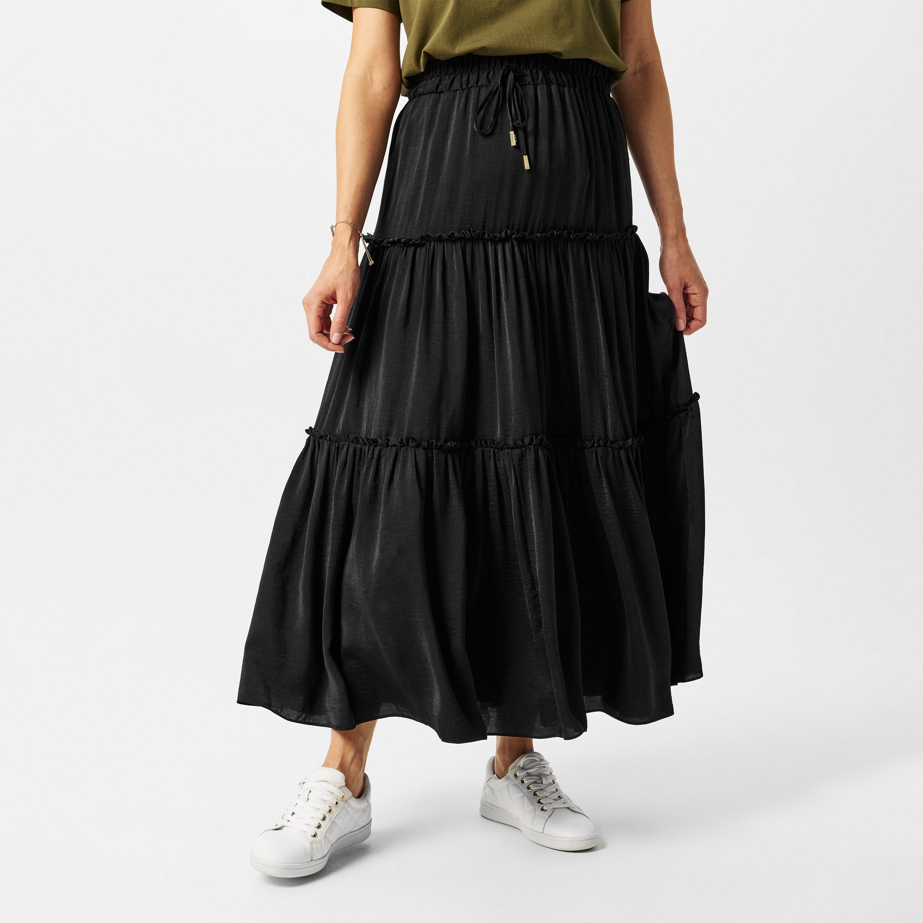 Black - Biba - Maxi Skirt - 3