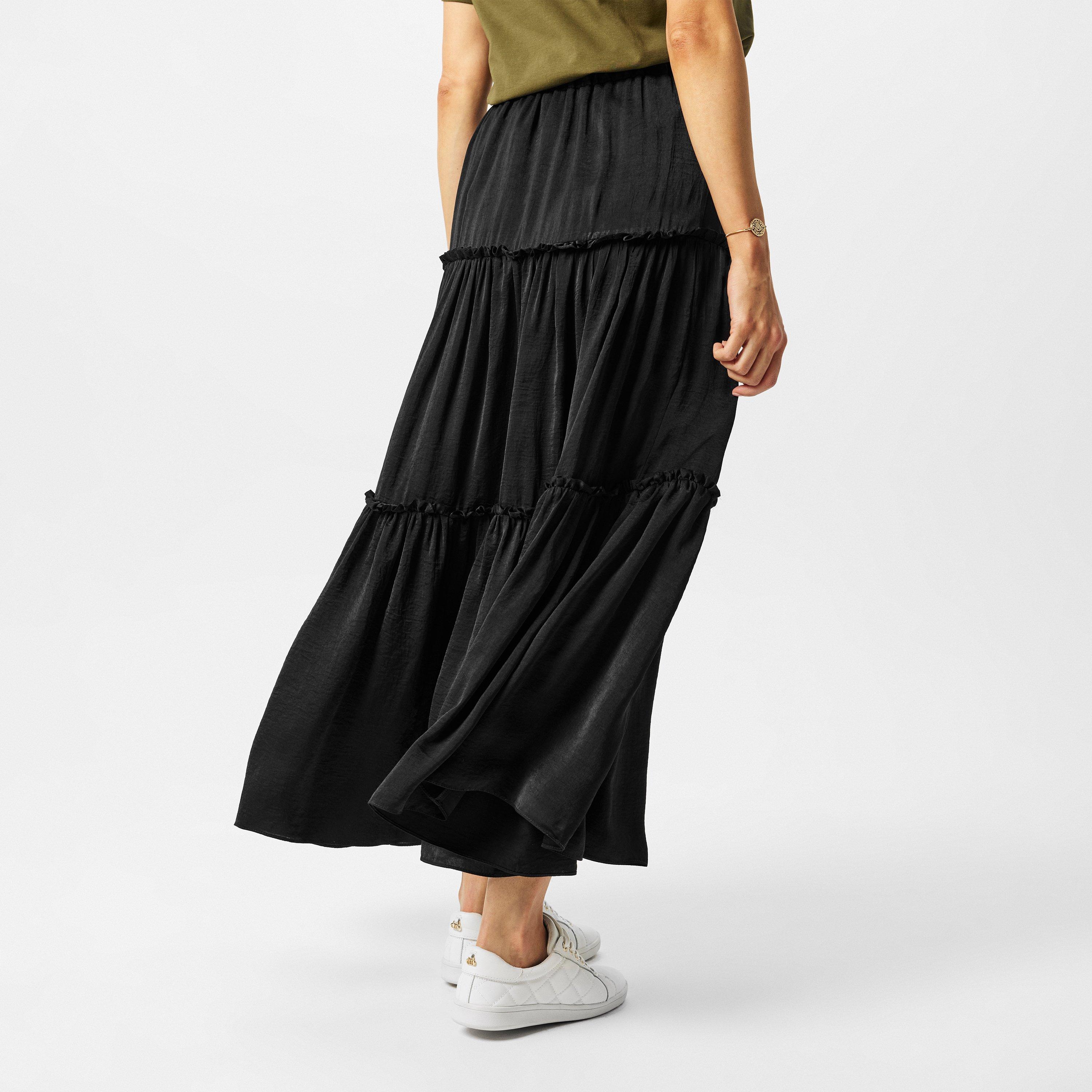 Black - Biba - Maxi Skirt - 4