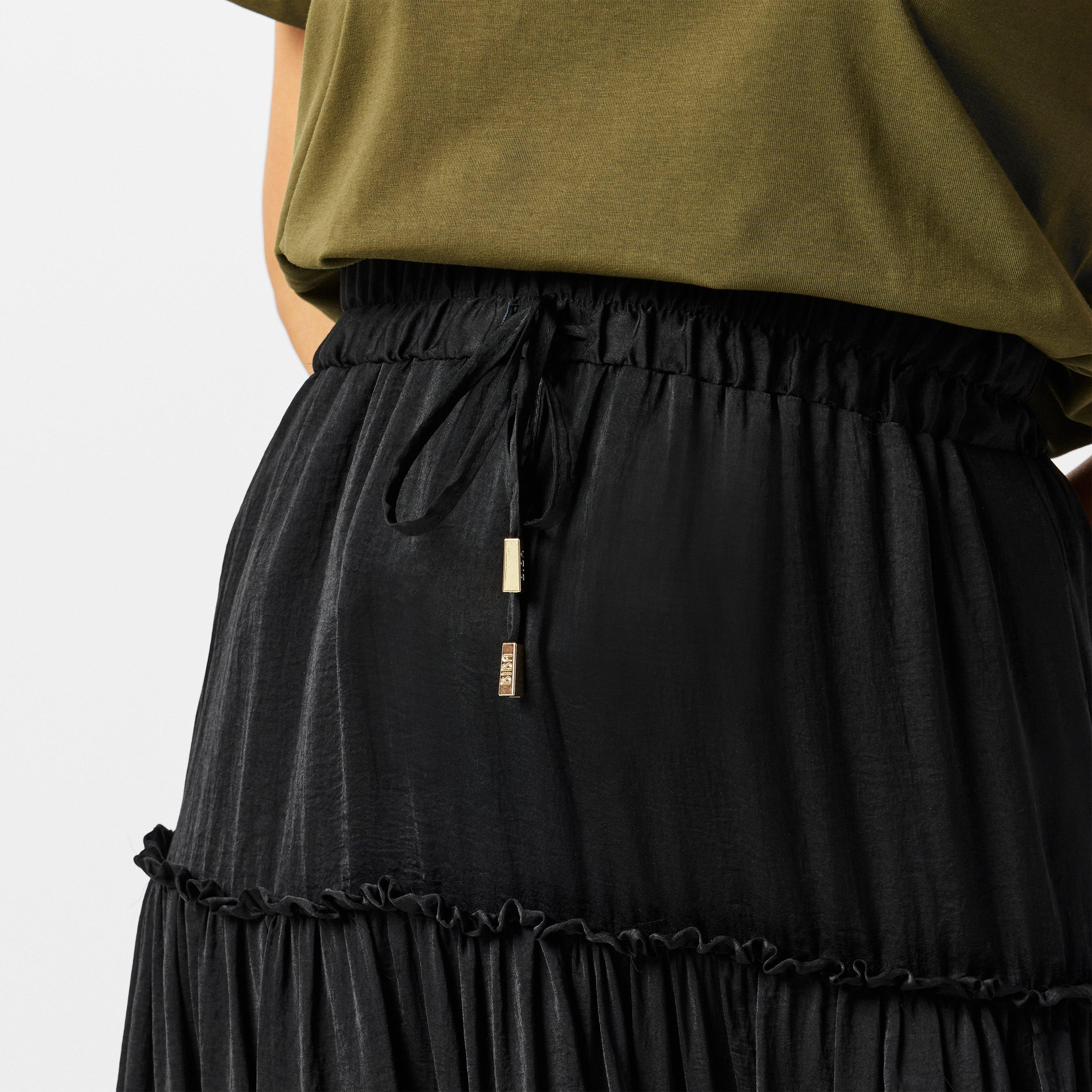 Black - Biba - Maxi Skirt - 5