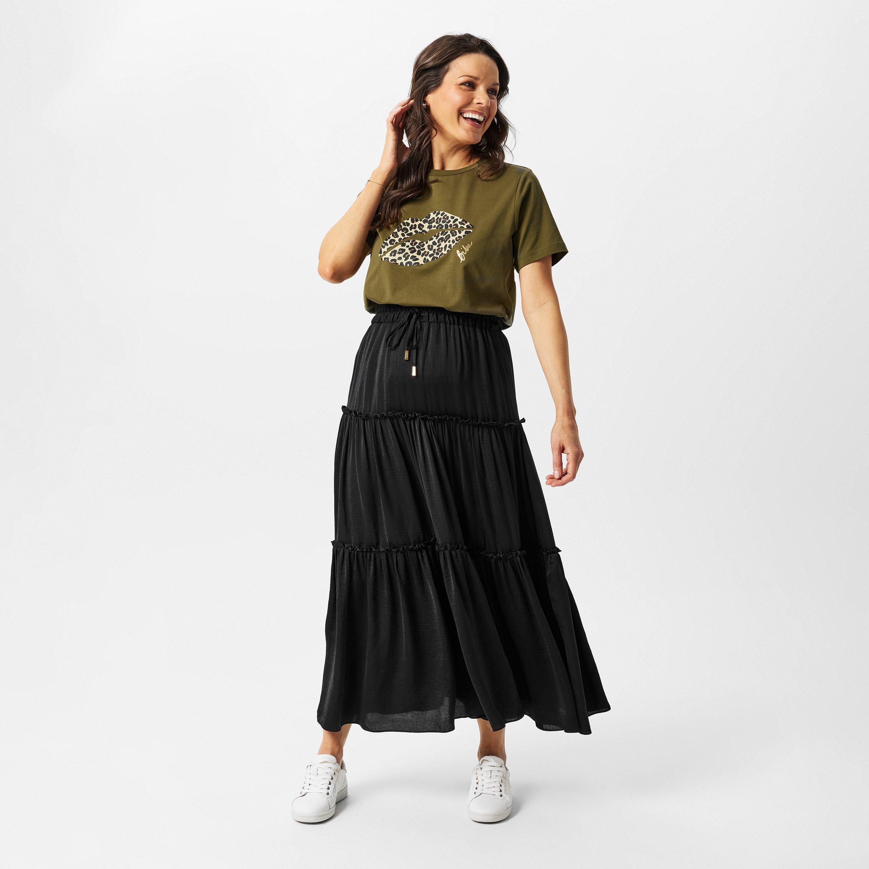 Black - Biba - Maxi Skirt - 6