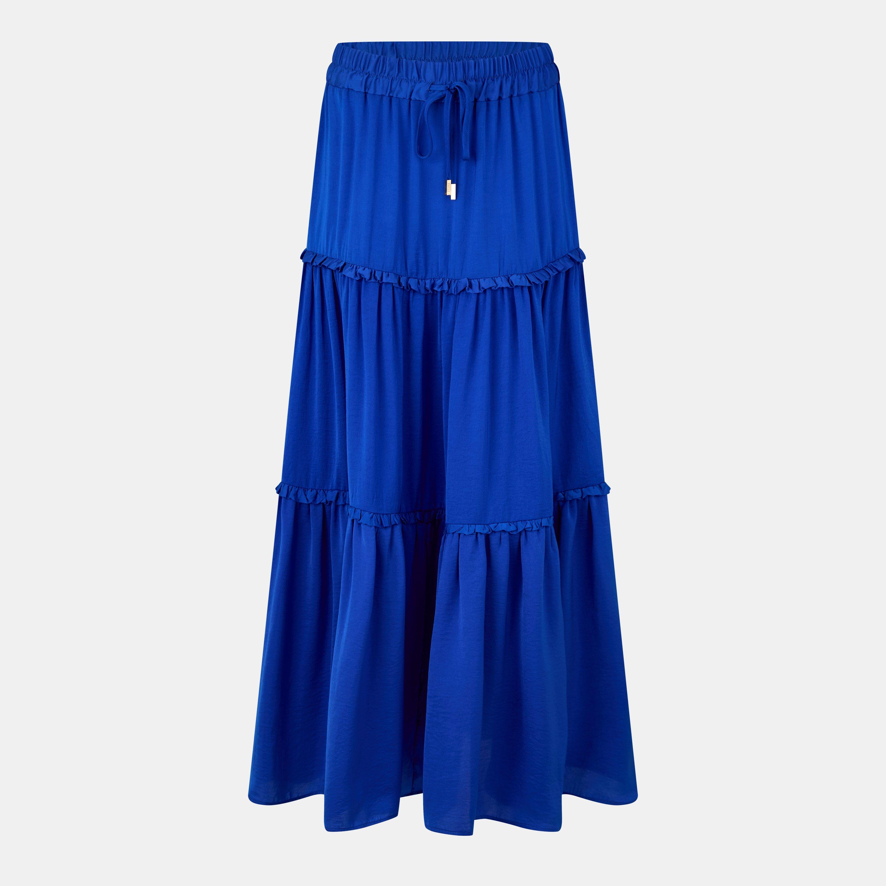 Biba Women's Maxi Skirt - Blue - 12 (M)