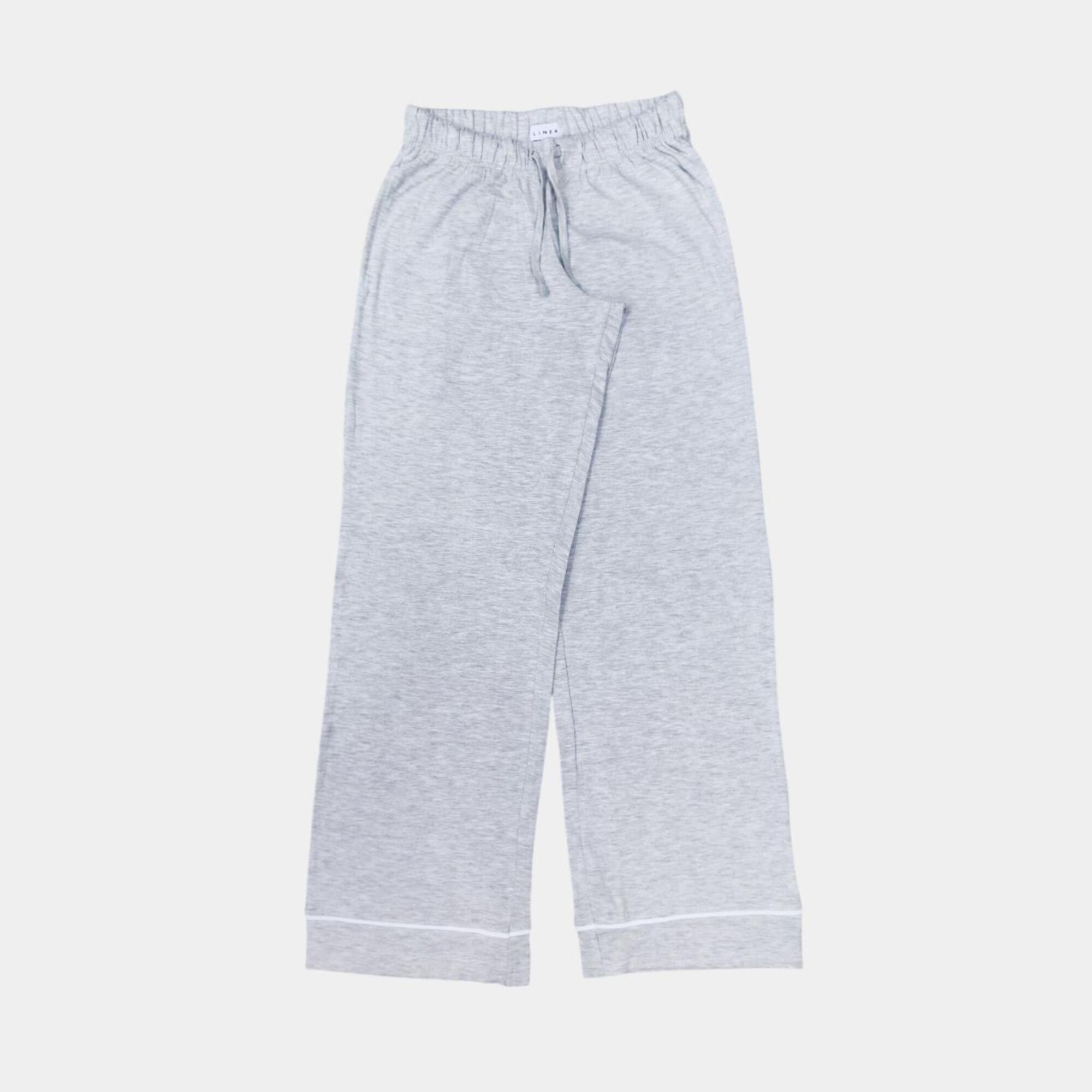 Grey - Linea - Women's Star Cotton Long Sleeve Pyjama Sets - 4