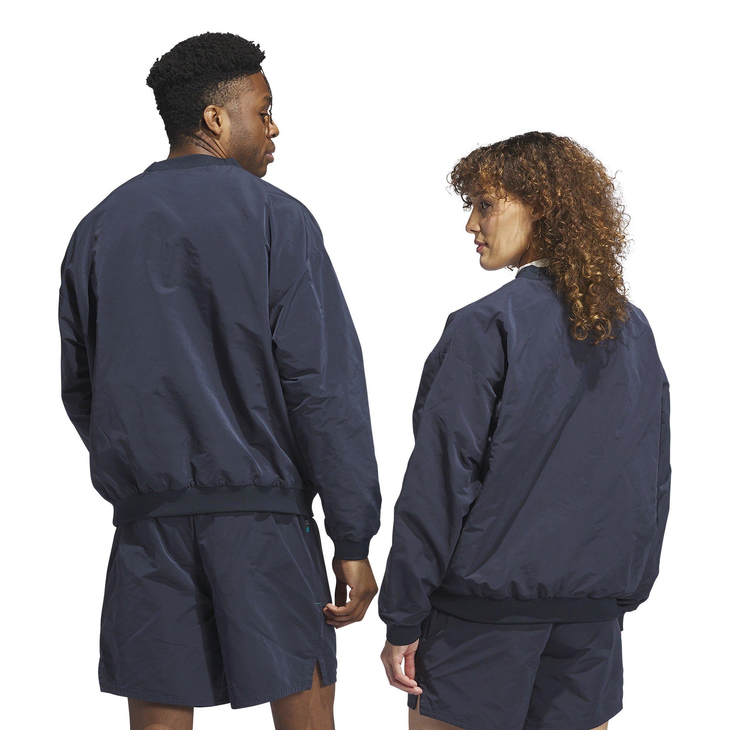 Aurora Ink - adidas - Basketball Woven Crewneck Sweatshirt Mens - 4